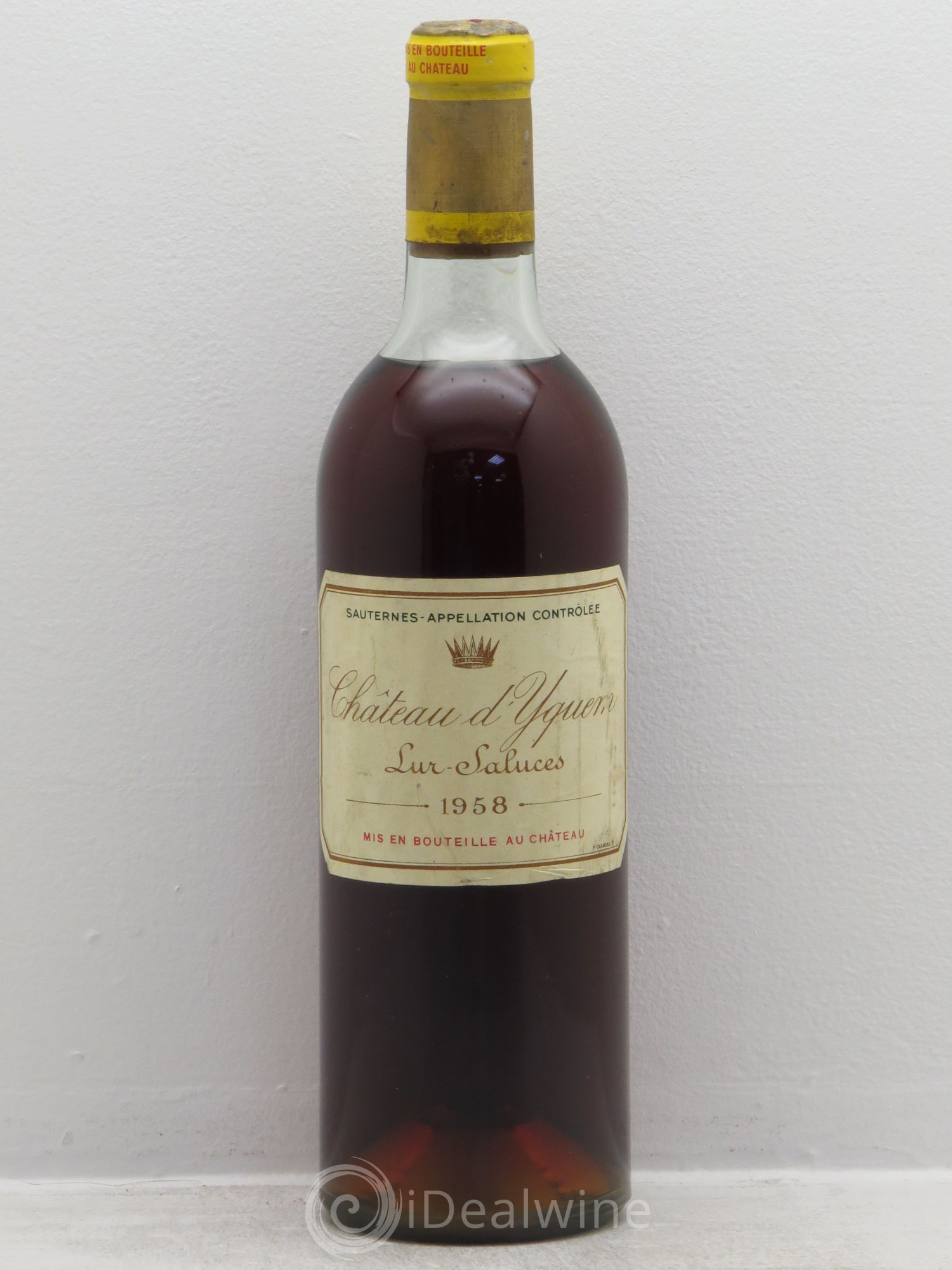Château d' Yquem 1er Cru Classé Supérieur 1958 - Lotto di 1 bottiglia - 0