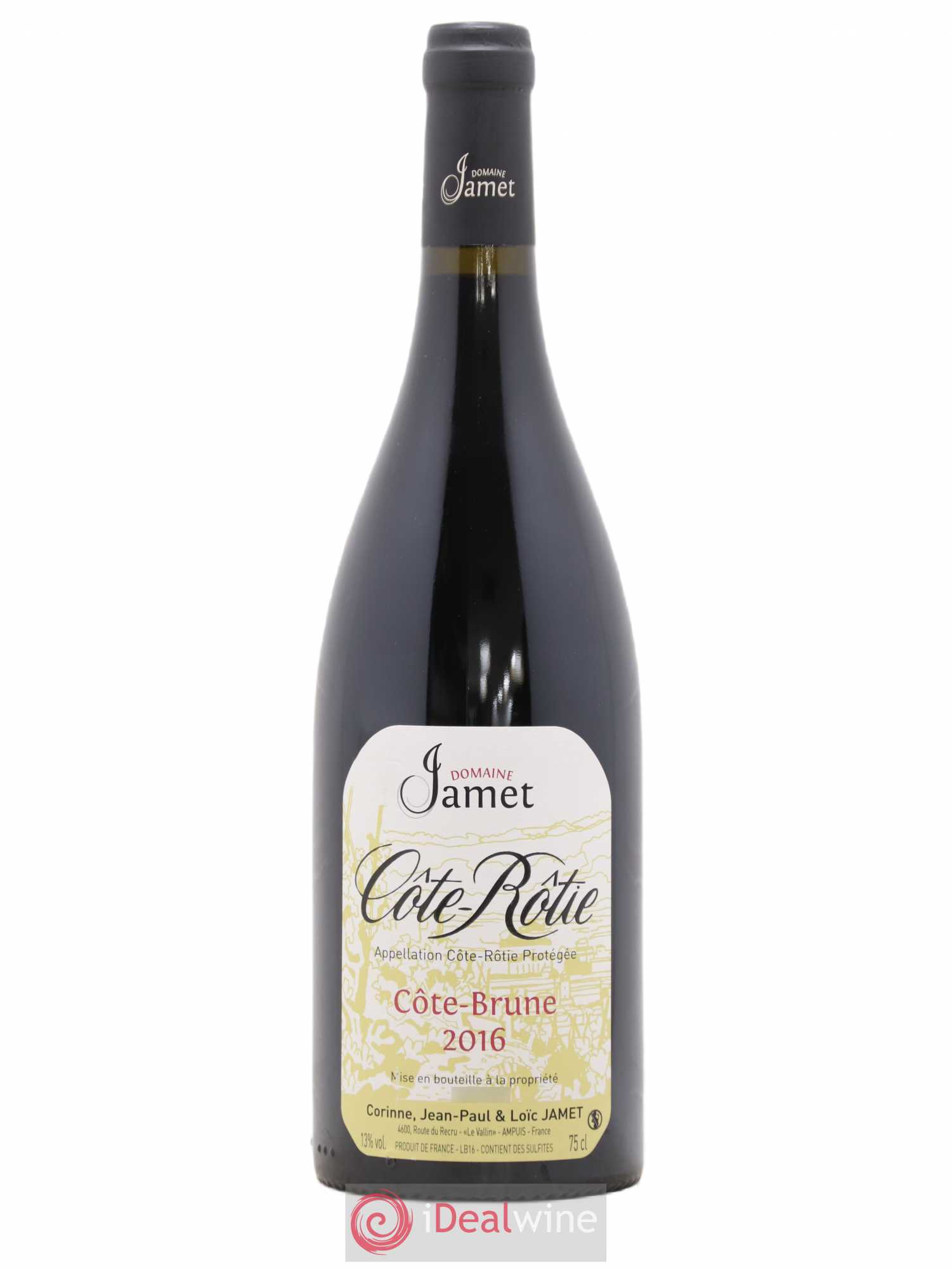 Côte-Rôtie Côte Brune Jamet (Domaine) 2016 - Lot de 1 bouteille - 0