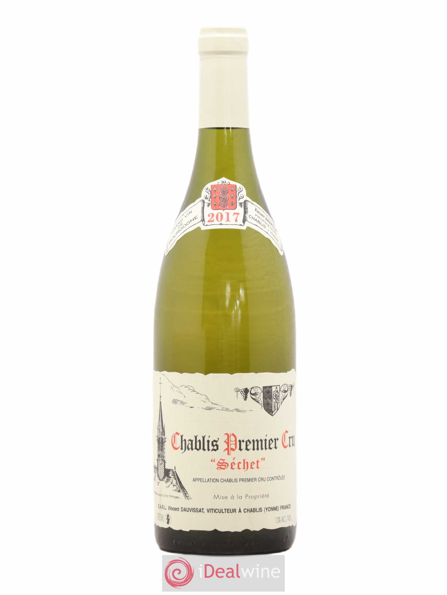 Chablis 1er Cru Séchet Vincent Dauvissat (Domaine) 2017 - Lot de 1 bouteille - 0