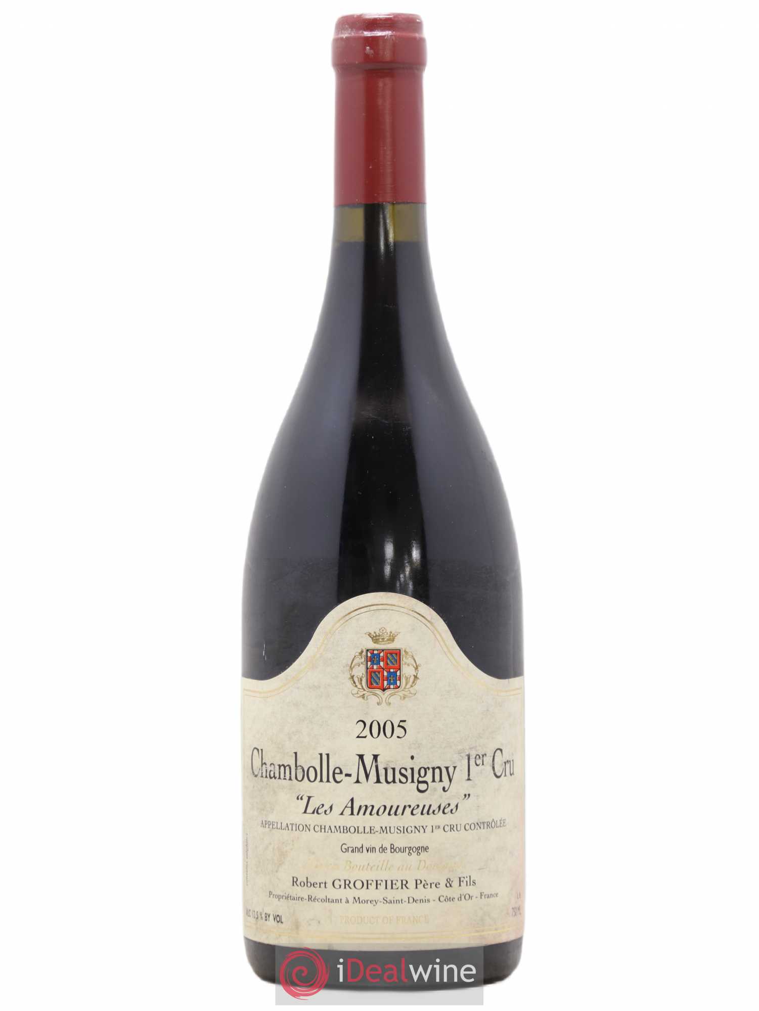 Chambolle-Musigny 1er Cru Les Amoureuses Robert Groffier Père & Fils (Domaine) 2005 - Lot de 1 bouteille - 0