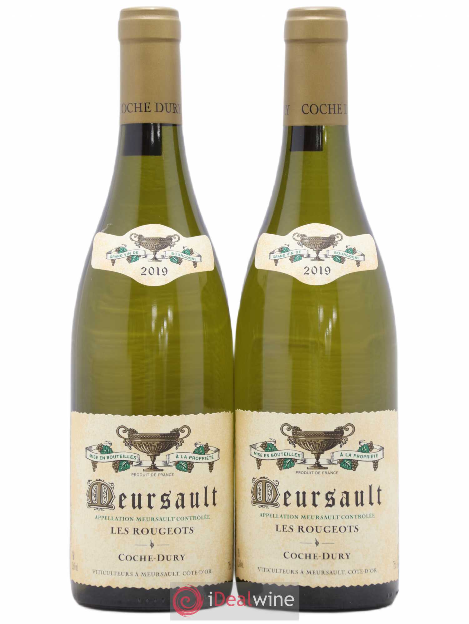 Meursault Les Rougeots Coche Dury (Domaine) 2019 - Lot de 2 bouteilles - 0