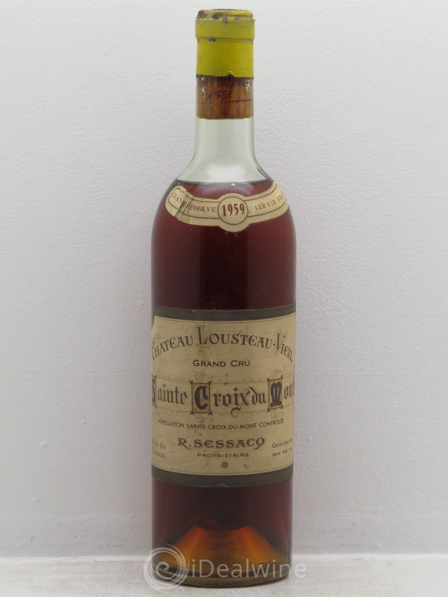 Sainte-Croix-du-Mont Château Lousteau-Vieil grande réserve (sans prix de réserve) 1959 - Lotto di 1 bottiglia - 0