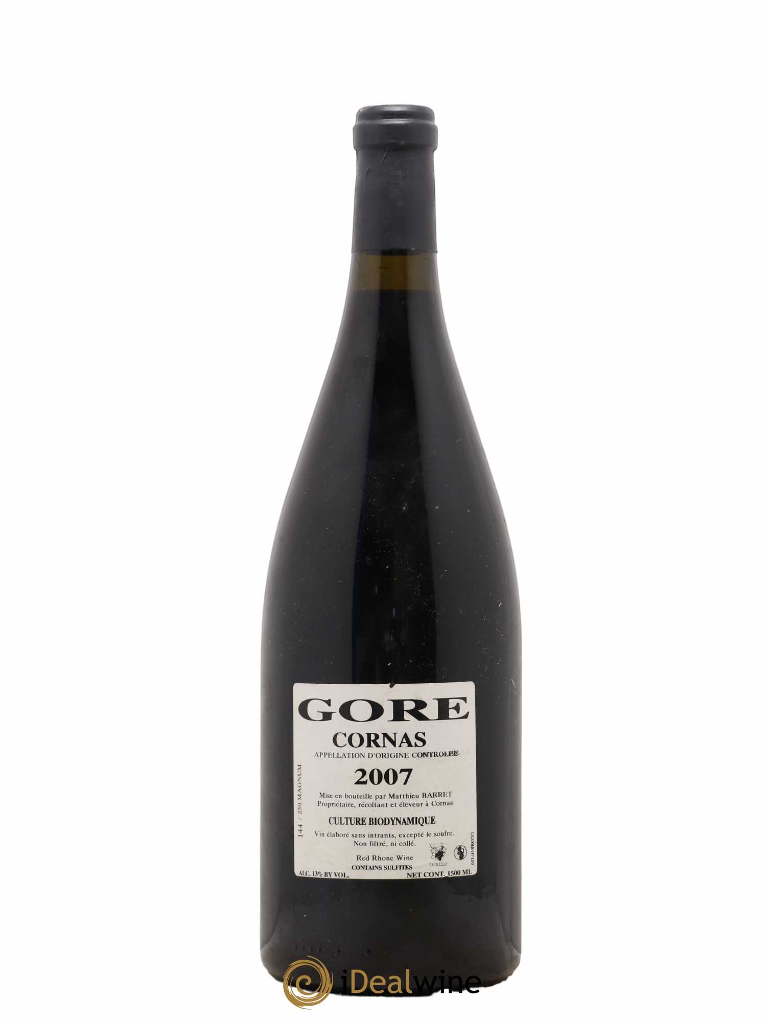 Cornas Gore Coulet (Domaine du) - Matthieu Barret 2007 - Lot de 1 magnum - 1