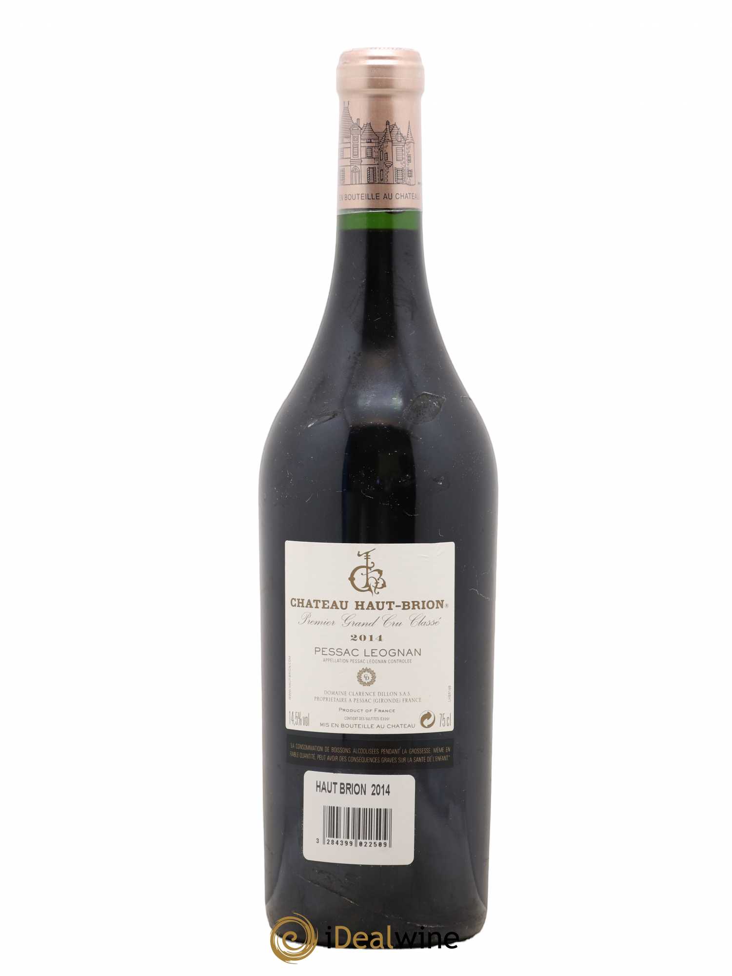 Château Haut Brion 1er Grand Cru Classé 2014 - Lot de 1 bouteille - 1