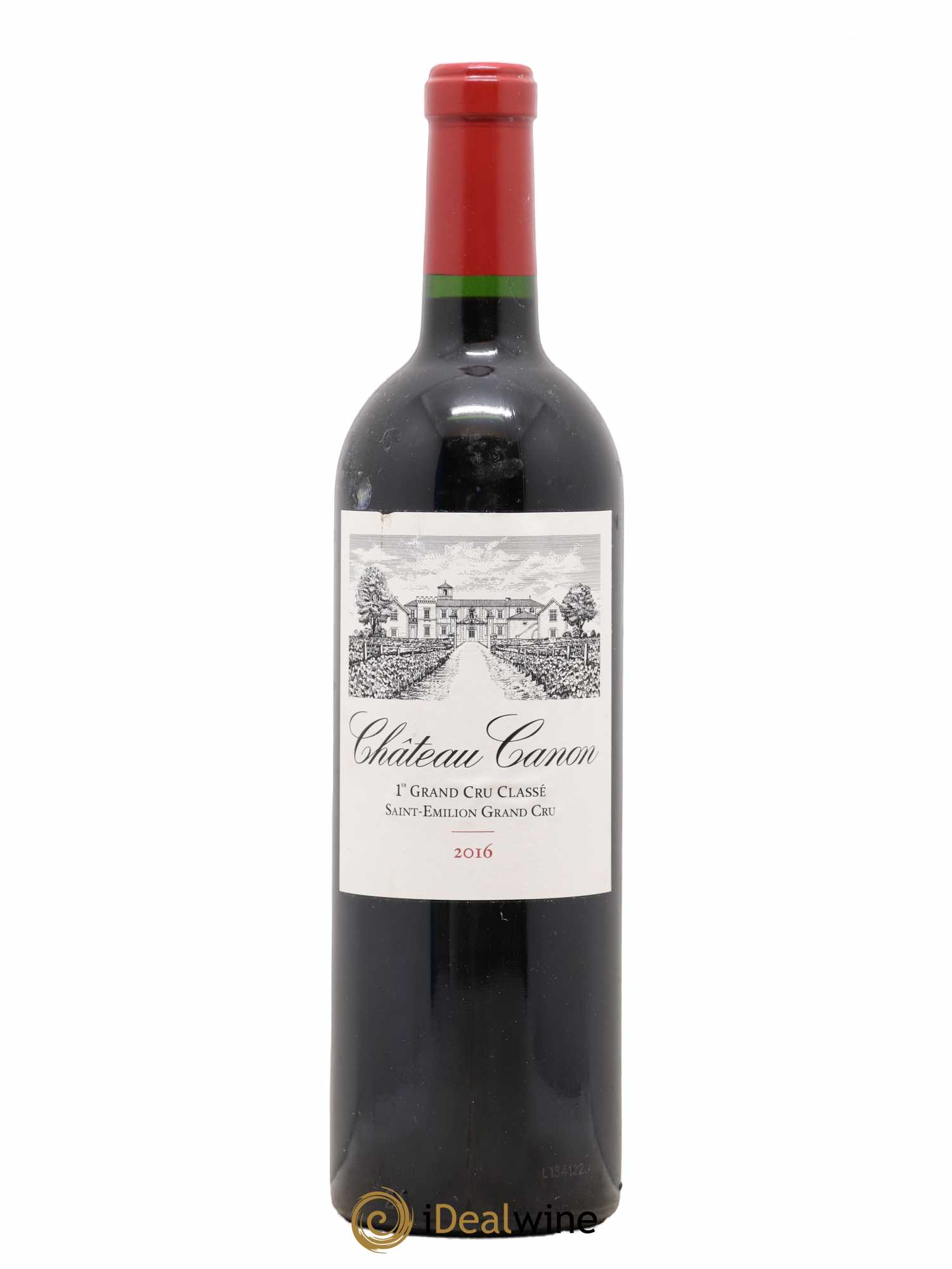 Château Canon 1er Grand Cru Classé B 2016 - Lot de 1 bouteille - 0
