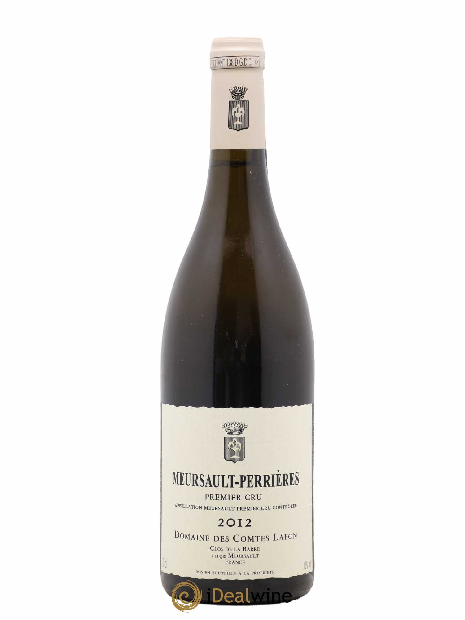 Meursault 1er Cru Perrières Comtes Lafon (Domaine des) 2012 - Posten von 1 Flasche - 0