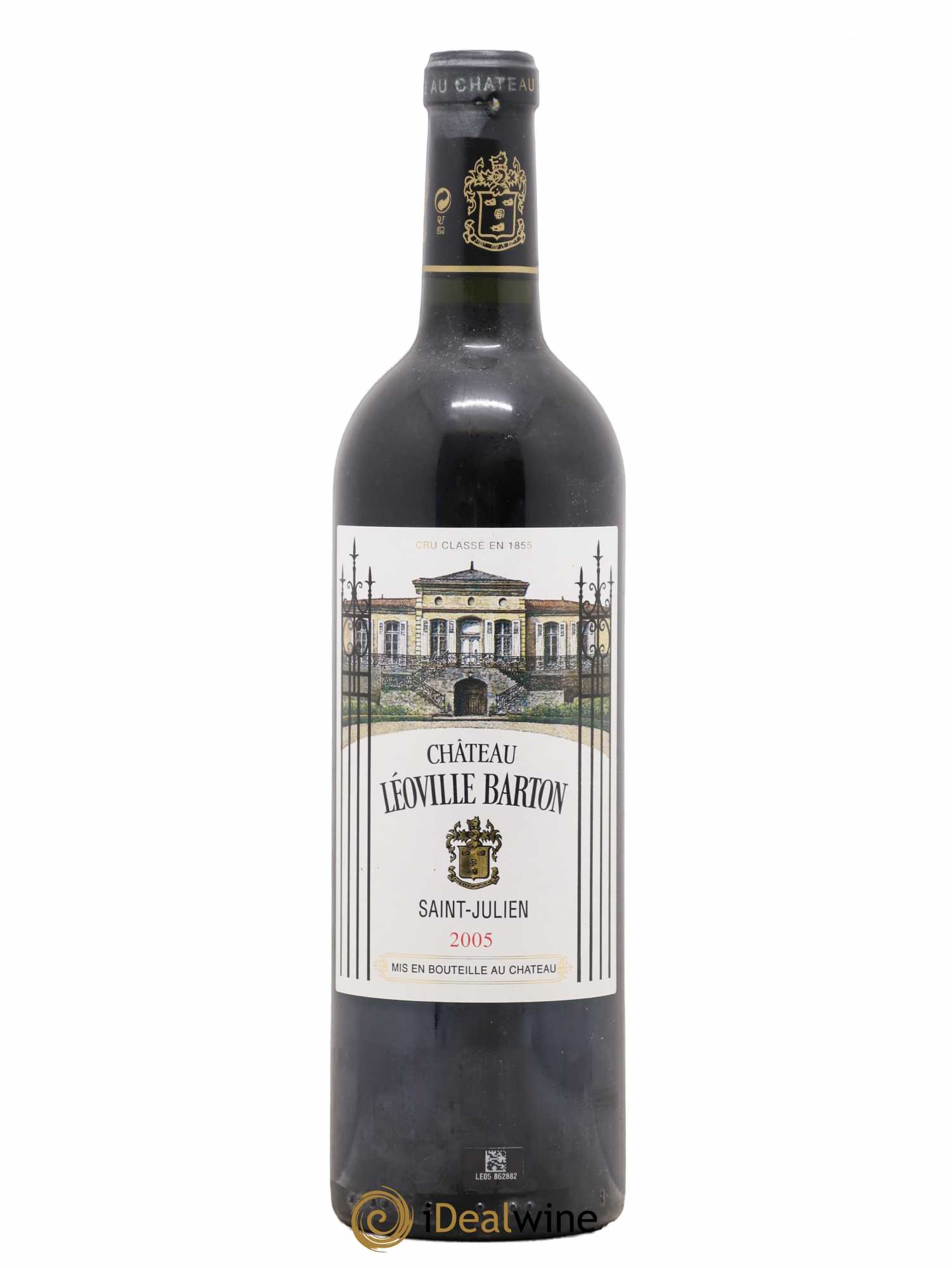 Château Léoville Barton 2ème Grand Cru Classé 2005 - Lot de 1 bouteille - 0