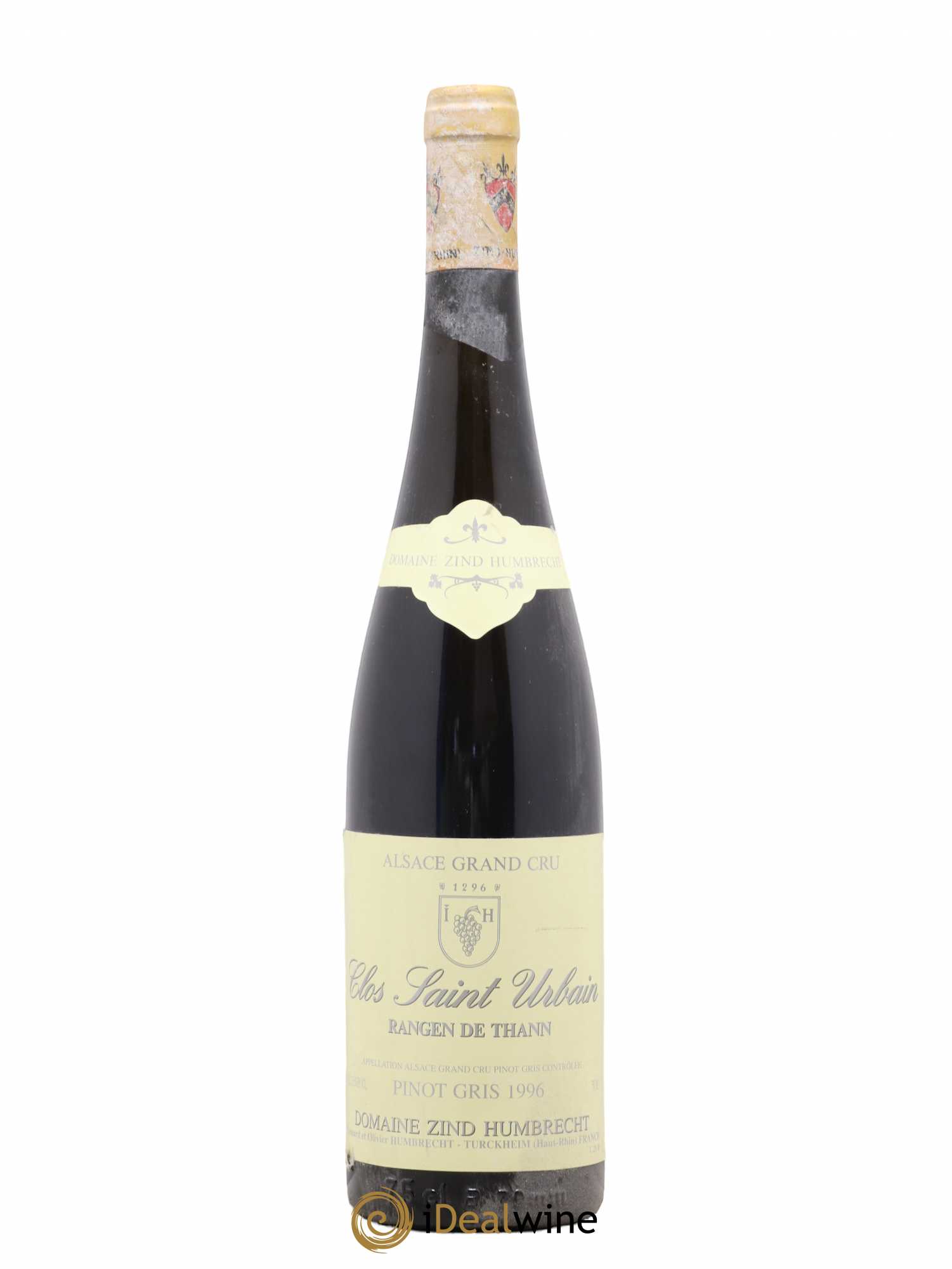 Alsace Pinot Gris Grand Cru Rangen de Thann Clos Saint-Urbain Zind-Humbrecht (Domaine) 1996 - Lot de 1 bouteille - 0