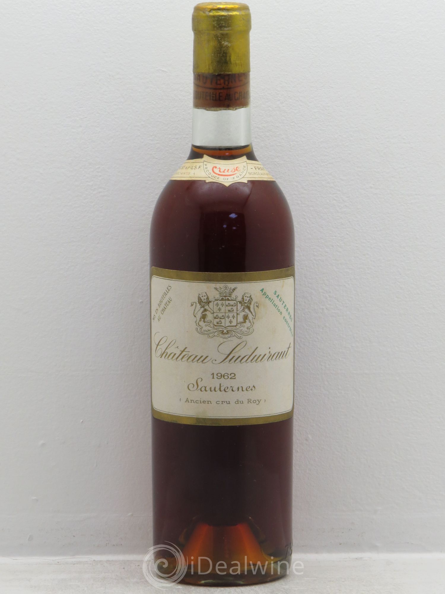 Château Suduiraut 1er Grand Cru Classé 1962 - Lotto di 1 bottiglia - 0
