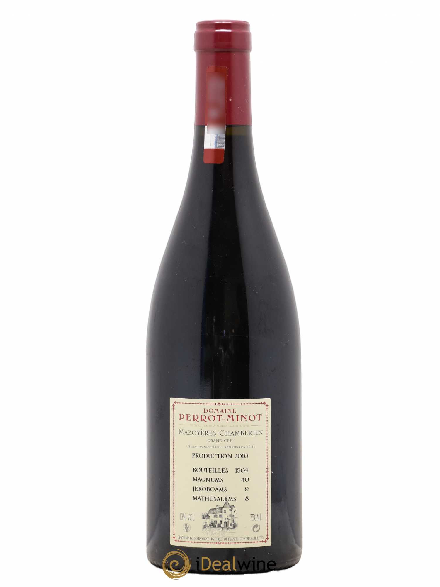 Mazoyères-Chambertin Grand Cru Vieilles Vignes Perrot-Minot Perrot-Minot 2010 - Lot de 1 bouteille - 1
