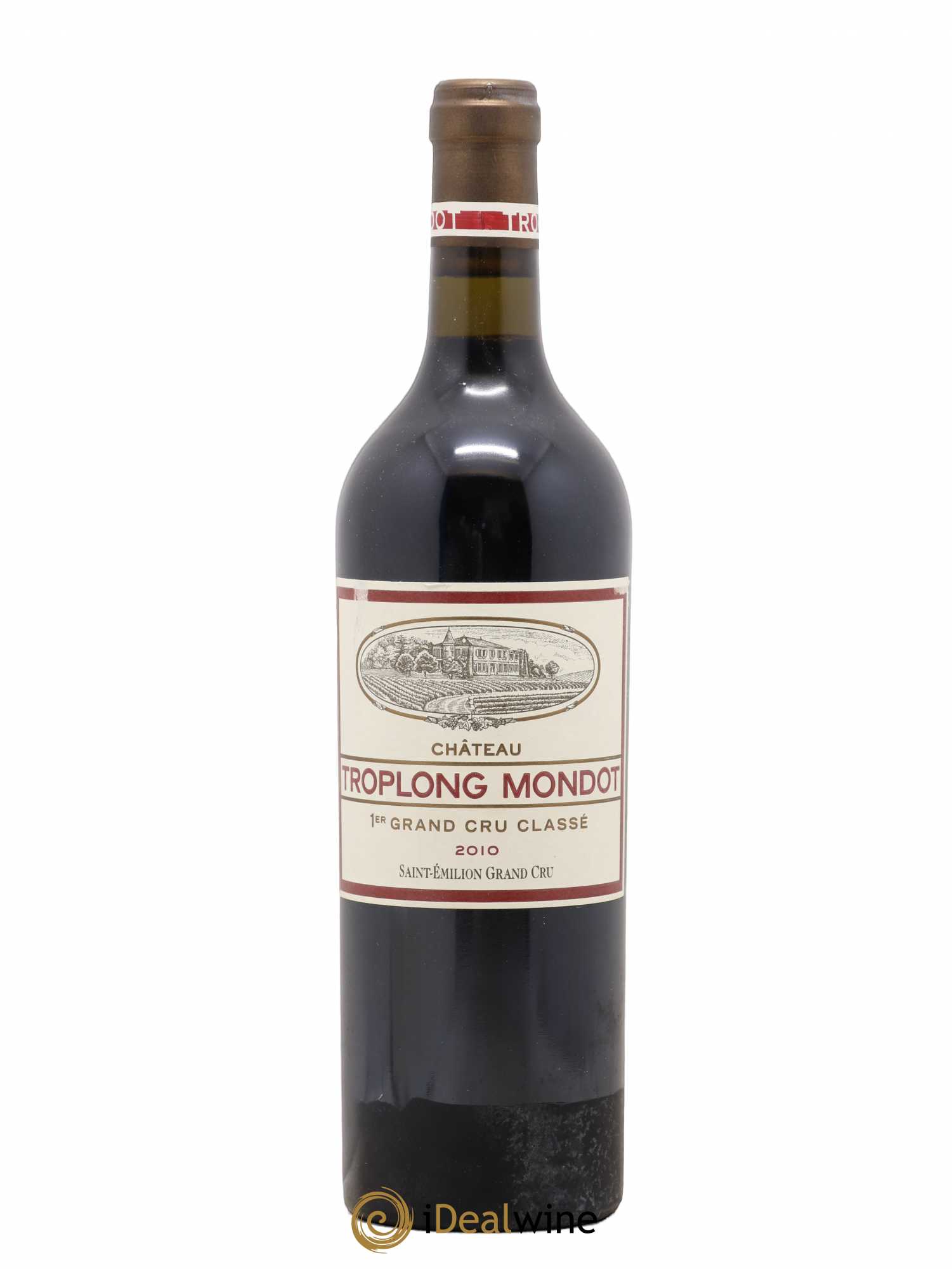 Château Troplong Mondot 1er Grand Cru Classé B 2010 - Lot de 1 bouteille - 0