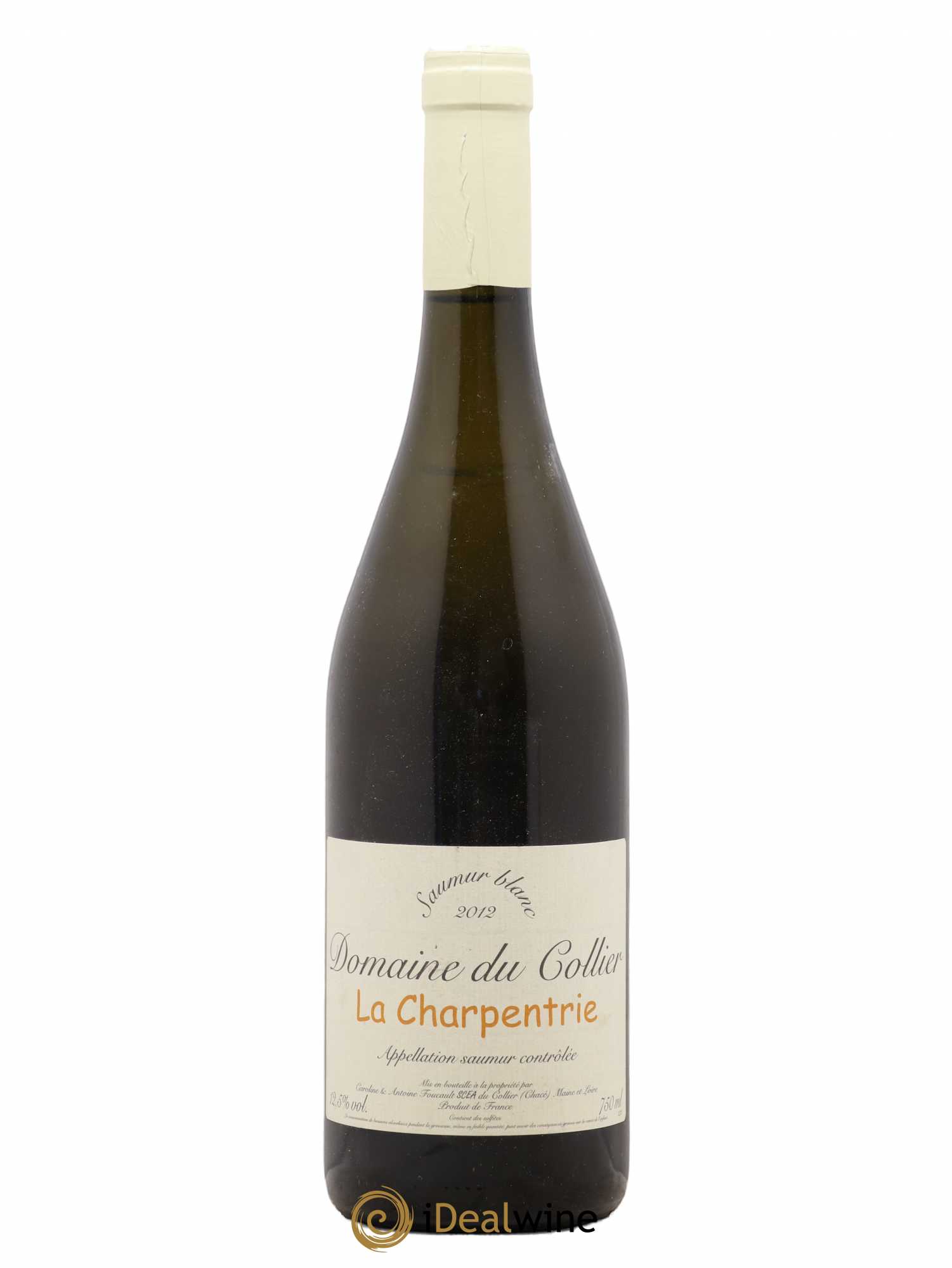 Saumur La Charpentrie Domaine du Collier 2012 - Lot de 1 bouteille - 0