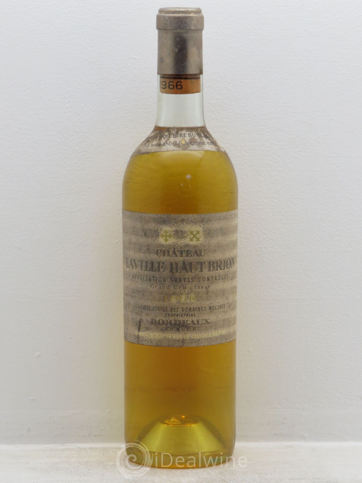 Château Laville Haut-Brion Cru Classé de Graves 1966 - Lot de 1 bouteille - 0