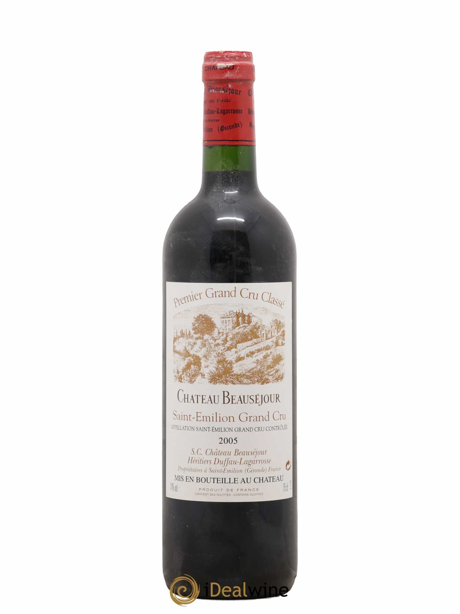 Château Beauséjour (Duffau-Lagarrosse) 1er Grand Cru Classé B 2005 - Lot de 1 bouteille - 0