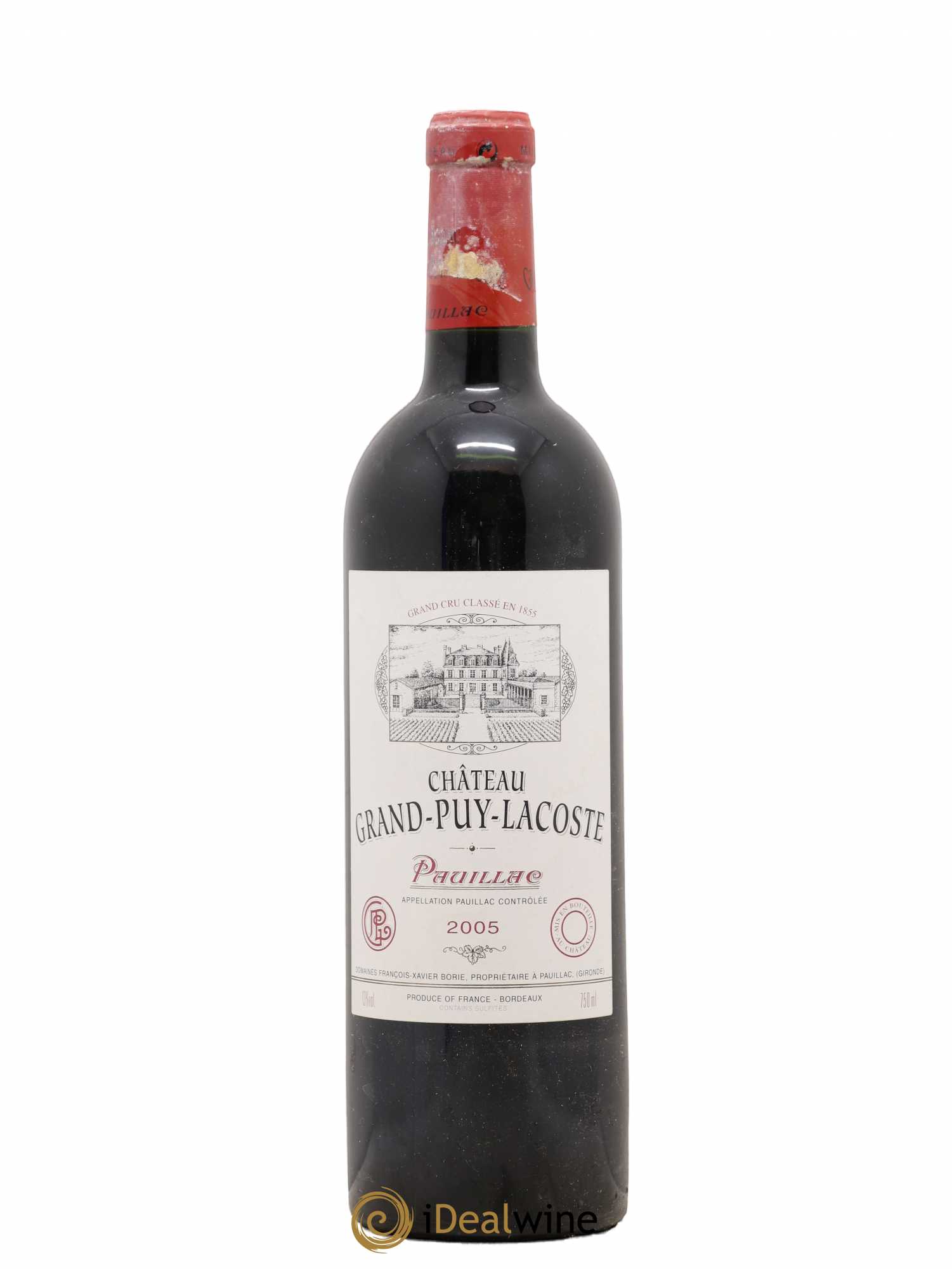 Château Grand Puy Lacoste 5ème Grand Cru Classé 2005 - Lot de 1 bouteille - 0