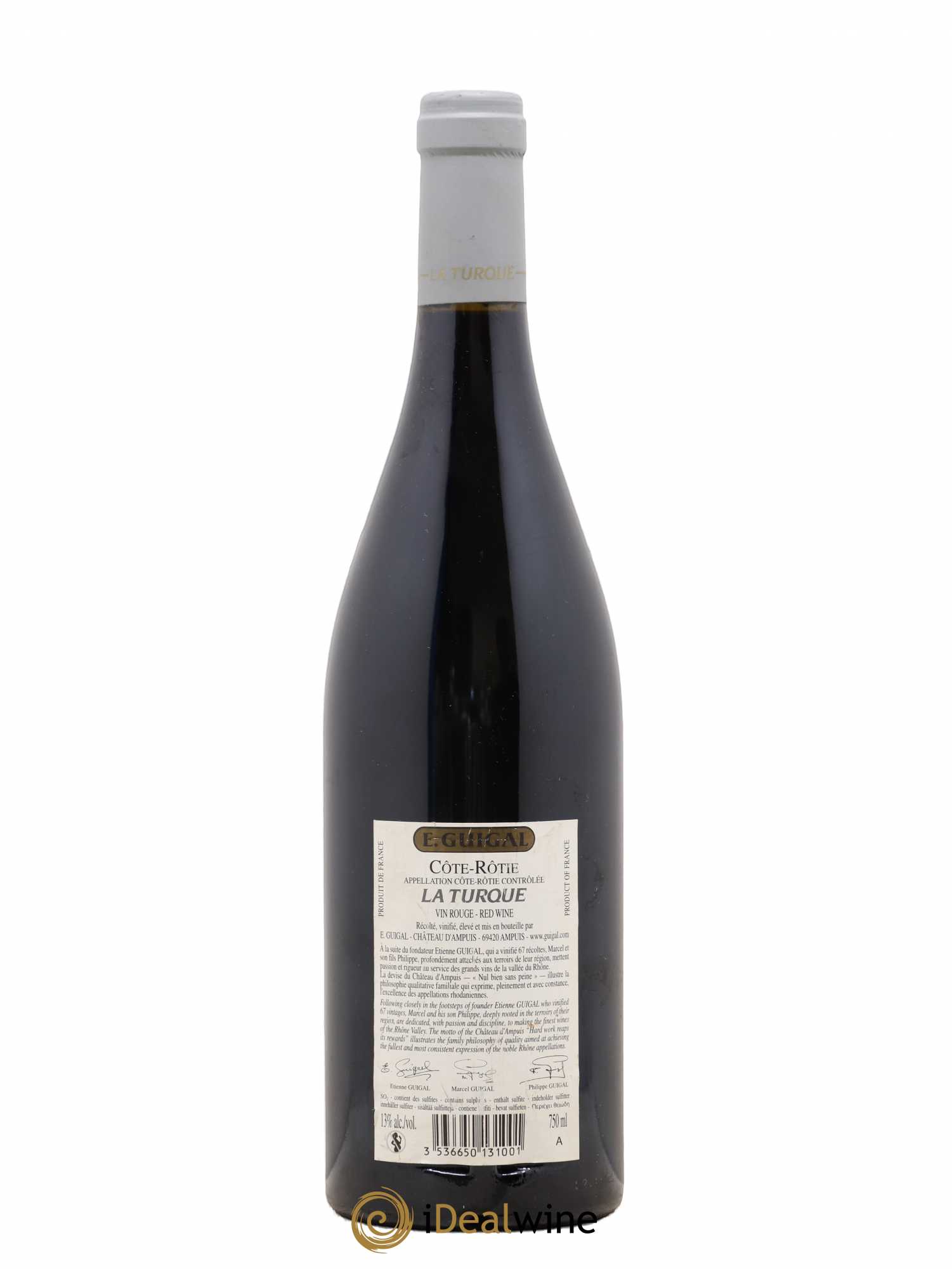 Côte-Rôtie La Turque Guigal 2007 - Lot de 1 bouteille - 1