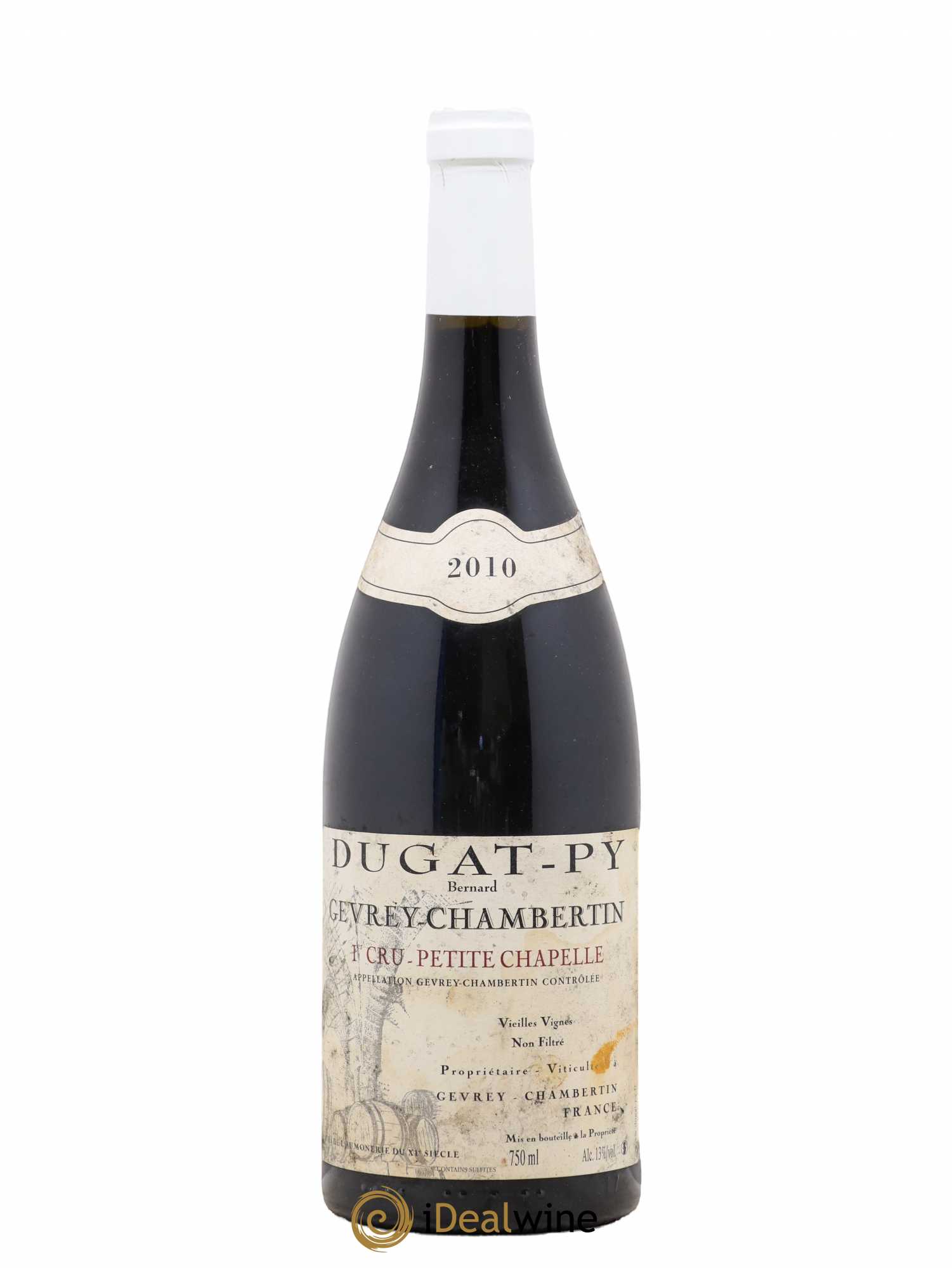 Gevrey-Chambertin 1er Cru Petite Chapelle Vieilles Vignes Dugat-Py 2010 - Lot de 1 bouteille - 0