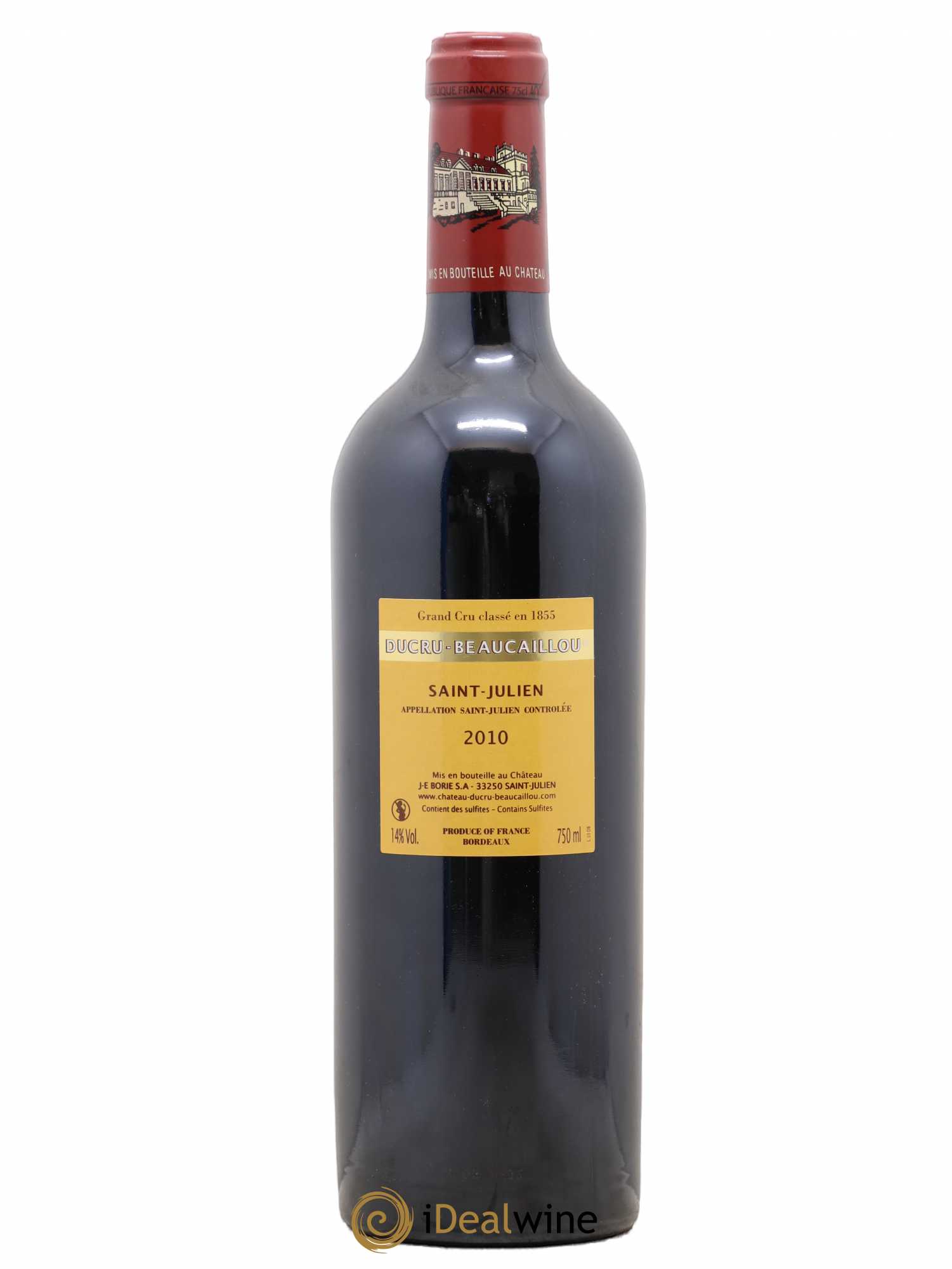 Château Ducru Beaucaillou 2ème Grand Cru Classé 2010 - Lot de 1 bouteille - 1