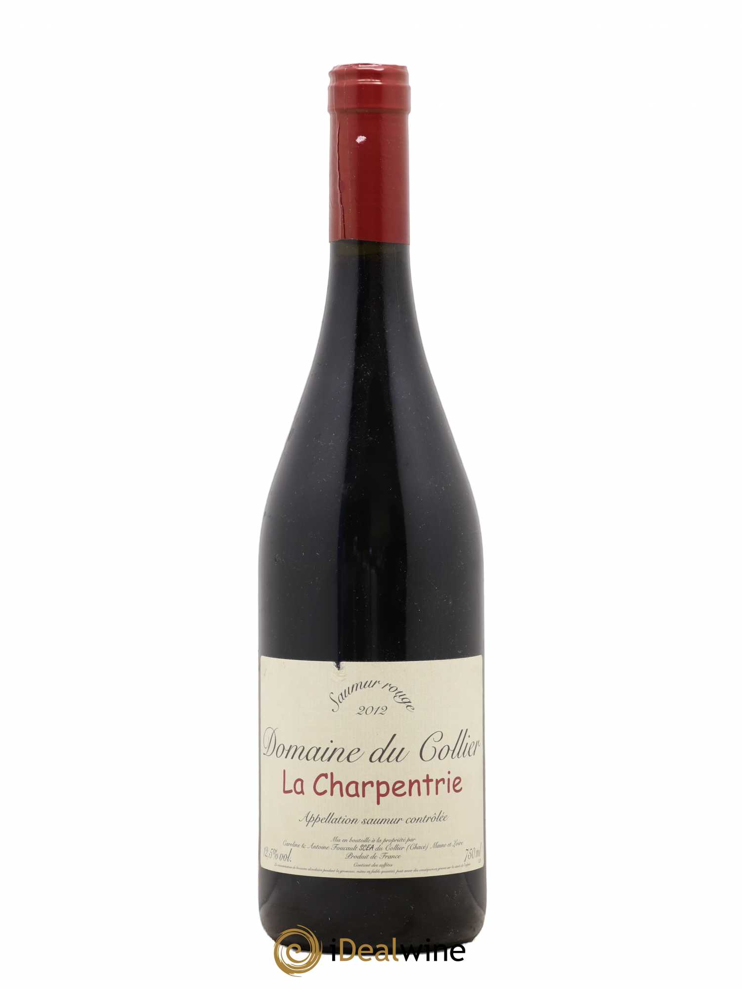 Saumur La Charpentrie Domaine du Collier 2012 - Lot de 1 bouteille - 0