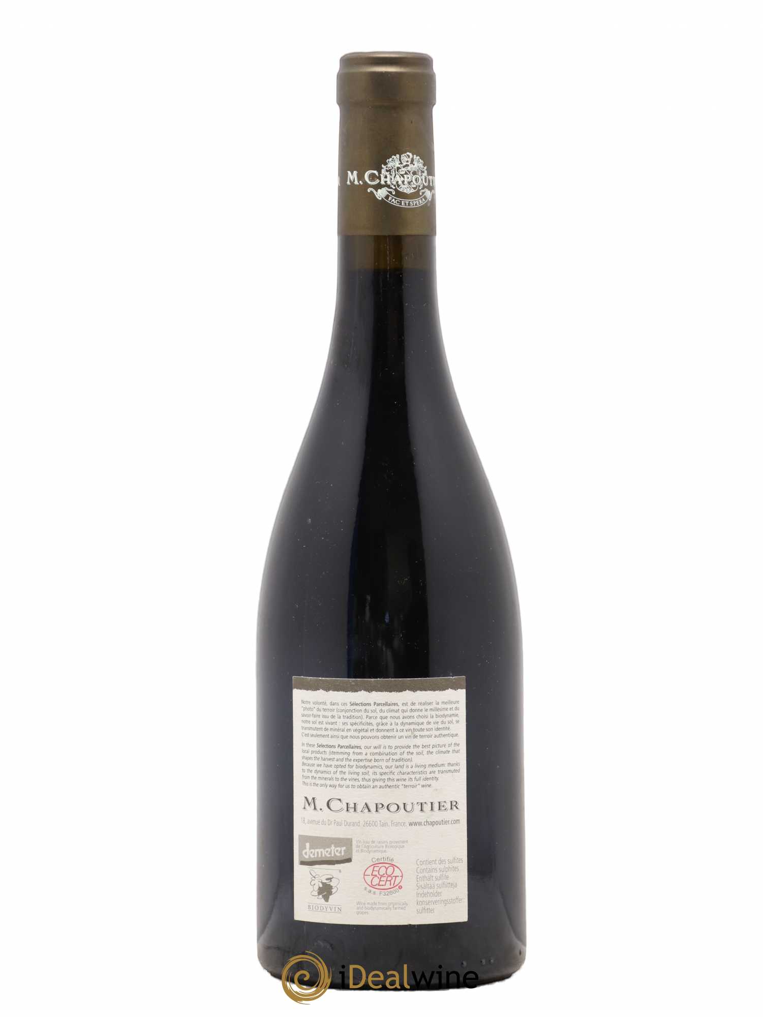 Hermitage Ermitage Le Pavillon Chapoutier 2004 - Lot de 1 bouteille - 1
