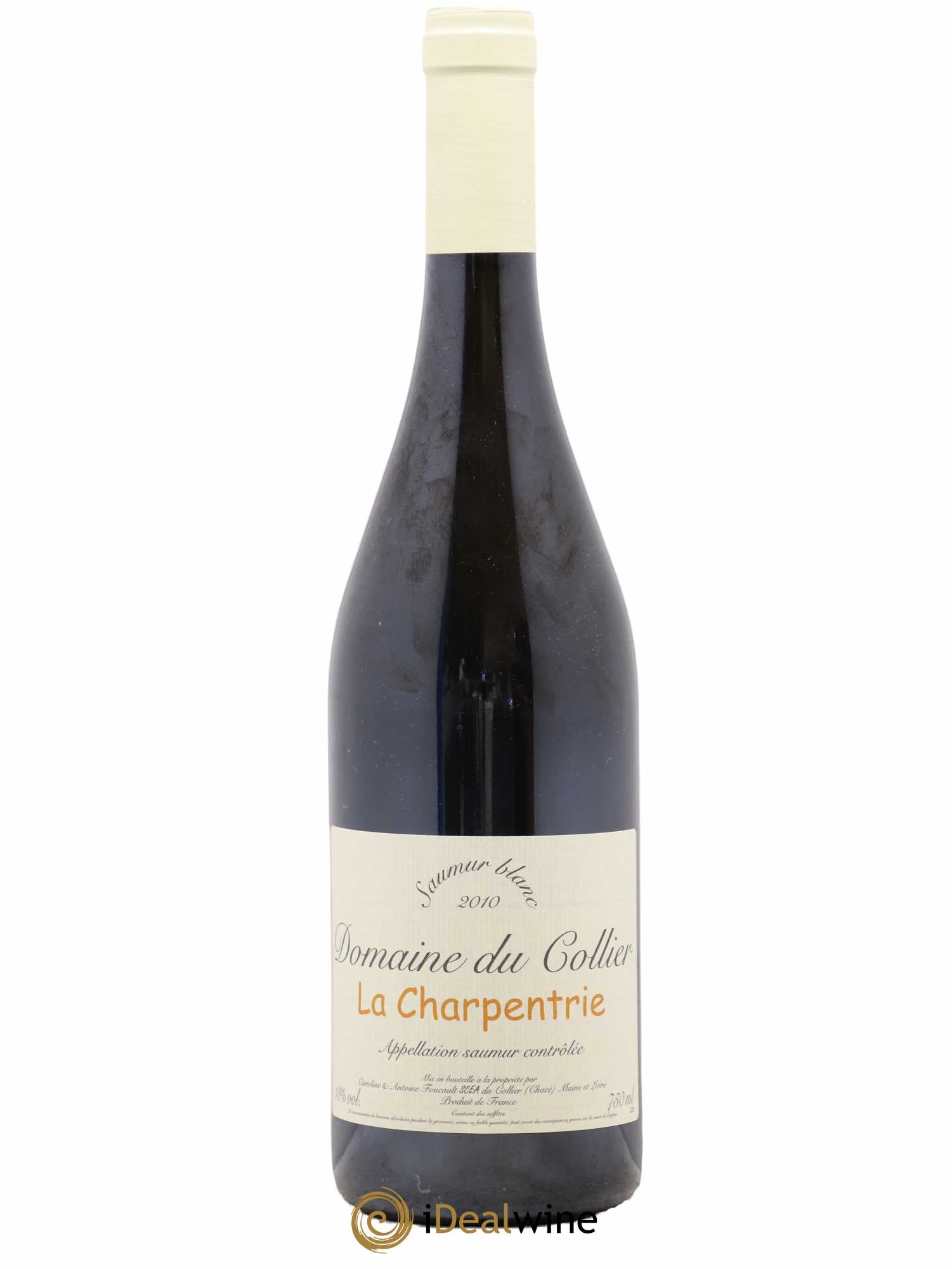 Saumur La Charpentrie Domaine du Collier 2010 - Lot de 1 bouteille - 0