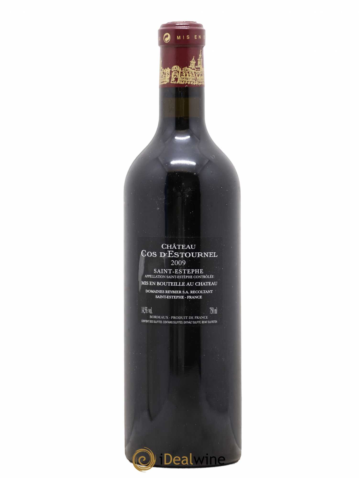 Cos d'Estournel 2ème Grand Cru Classé 2009 - Lot de 1 bouteille - 1