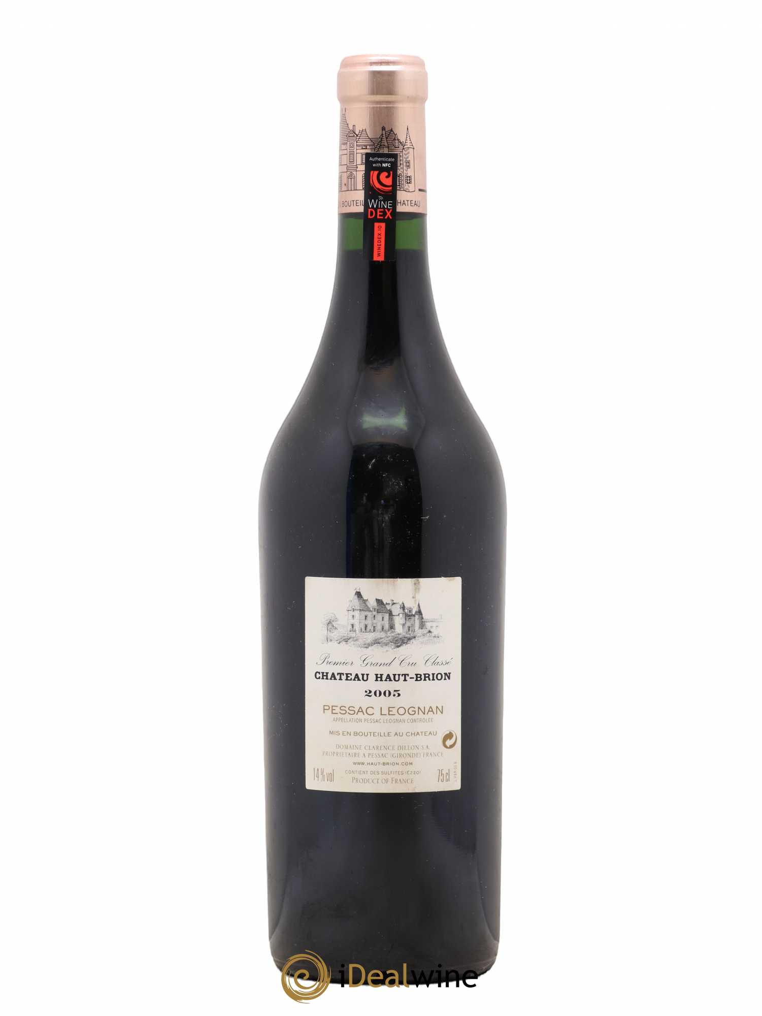 Château Haut Brion 1er Grand Cru Classé 2005 - Lot de 1 bouteille - 1