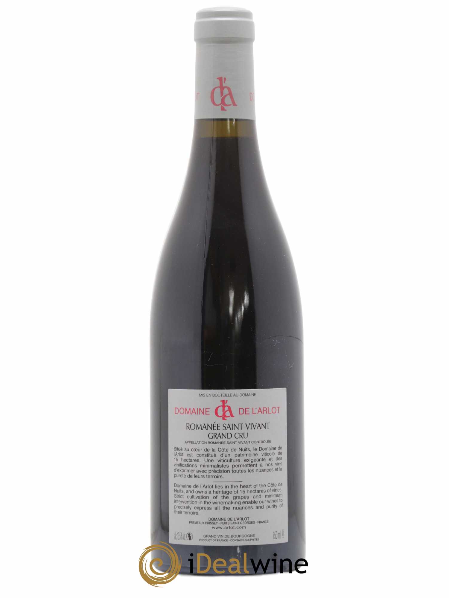 Romanée-Saint-Vivant Grand Cru Domaine de l'Arlot 2018 - Lot of 1 bottle - 1