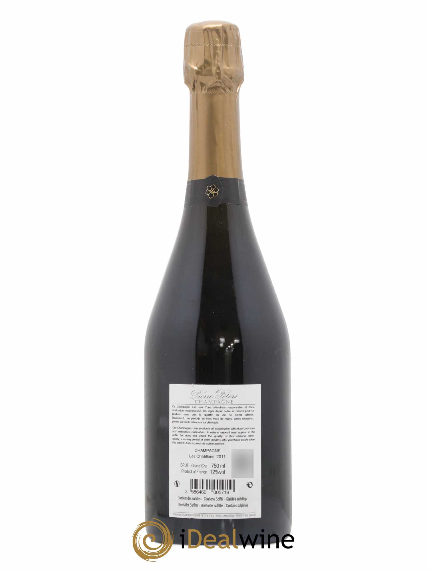 Cuvée Spéciale les Chétillons Blanc de Blancs Brut Pierre Péters 2011 - Lot of 1 bottle - 1