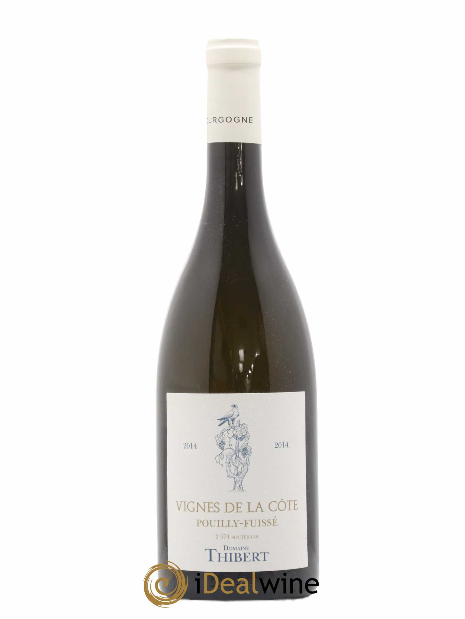 Pouilly-Fuissé Vignes de la Côte Domaine Thibert Vignes De La Côte Domaine Thibert 2014 - Posten von 1 Flasche - 0