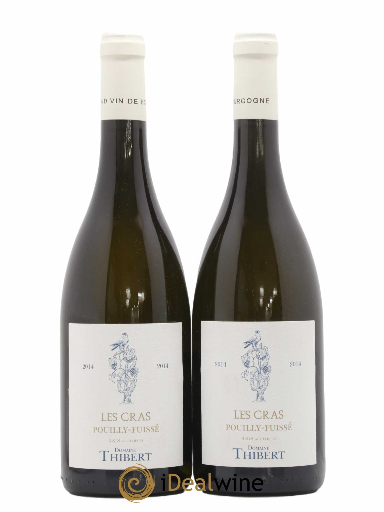 Pouilly-Fuissé Les Cras Domaine Thibert Les Cras Domaine Thibert 2014 - Posten von 2 Flaschen - 0