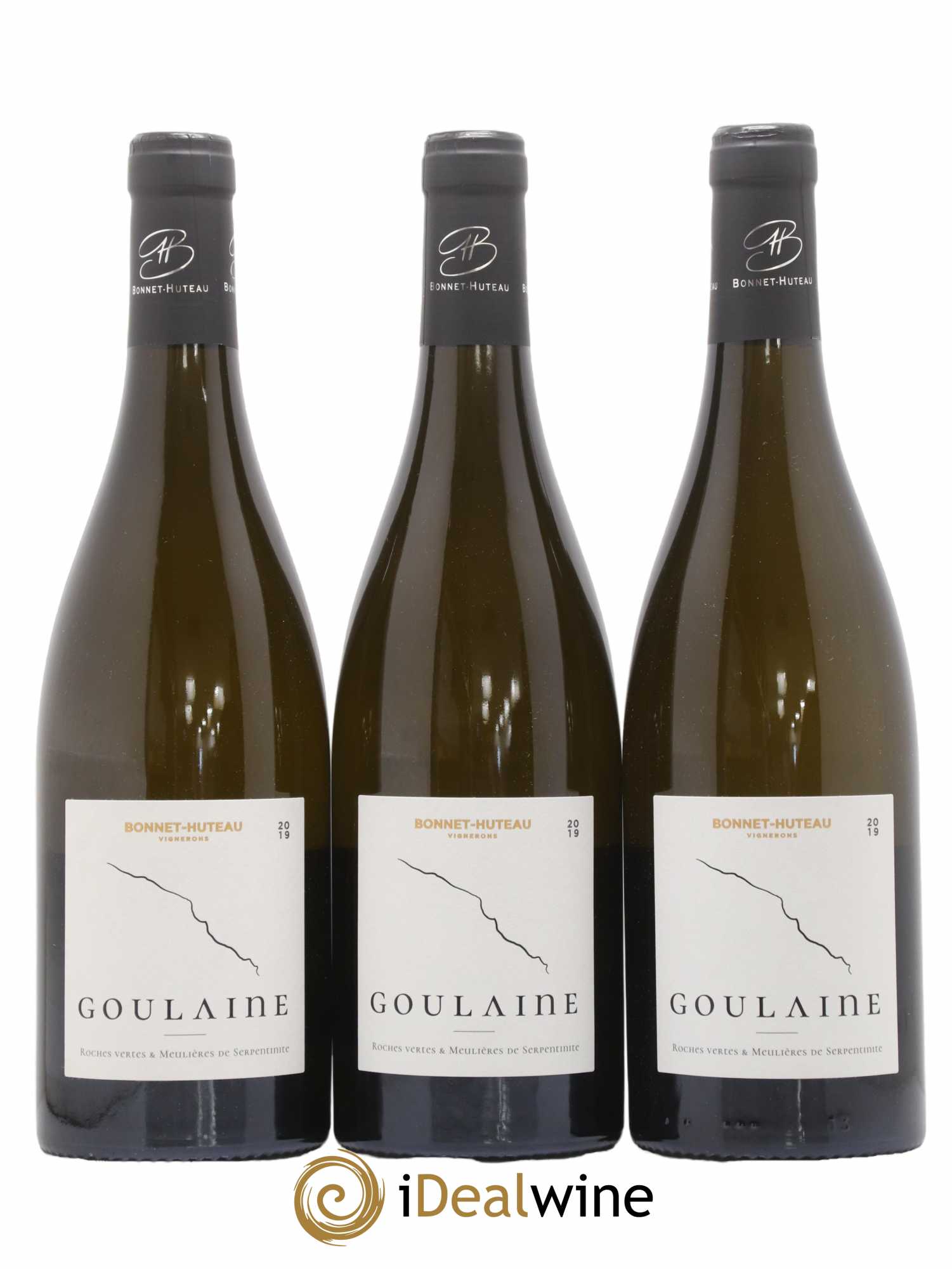 Muscadet-Sèvre-et-Maine sur lie Goulaine Bonnet-Huteau 2019 - Lot de 3 bouteilles - 0