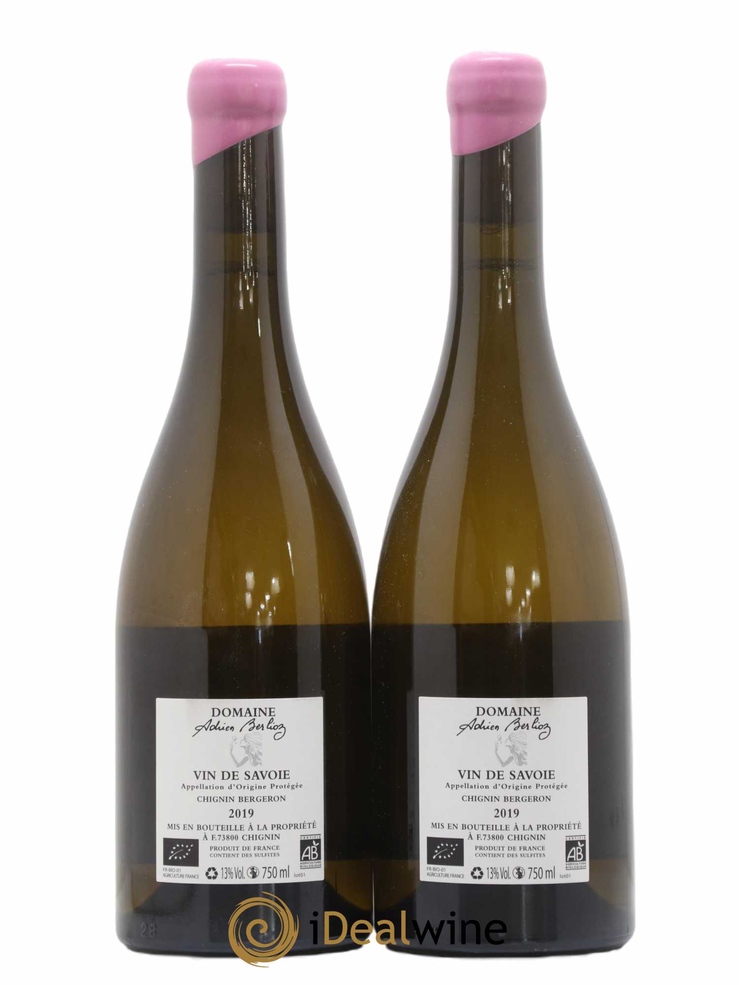 Vin de Savoie Chignin Bergeron Albinum Adrien Berlioz 2019 - Posten von 2 Flaschen - 1