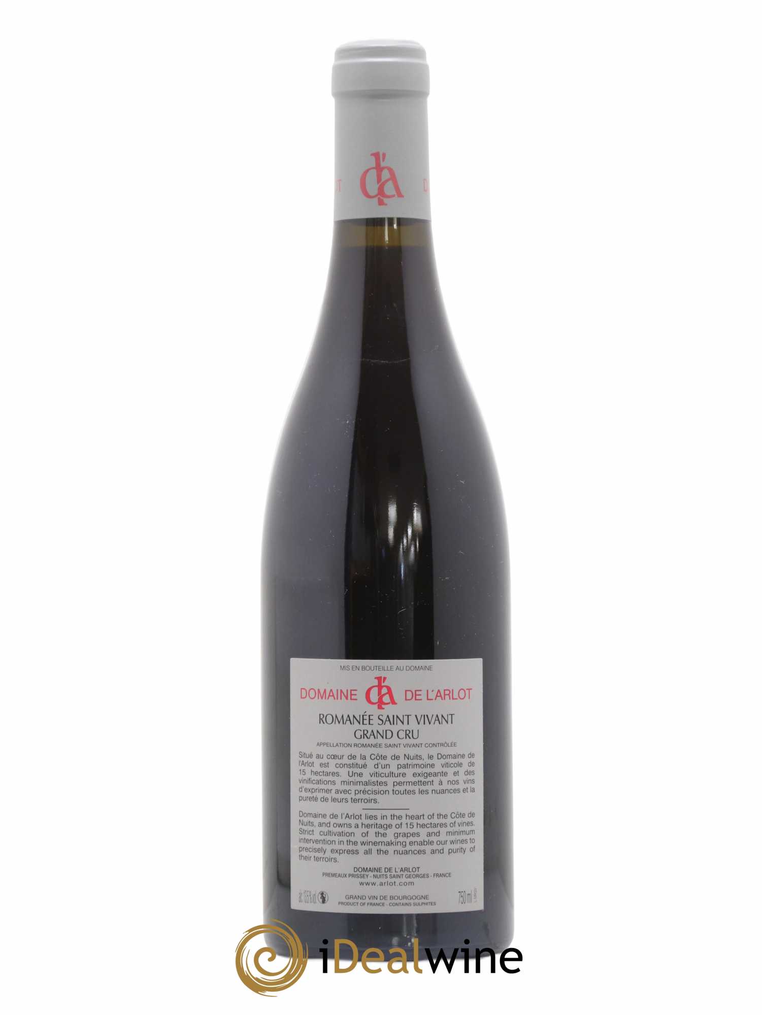 Romanée-Saint-Vivant Grand Cru Domaine de l'Arlot 2017 - Lot of 1 bottle - 1