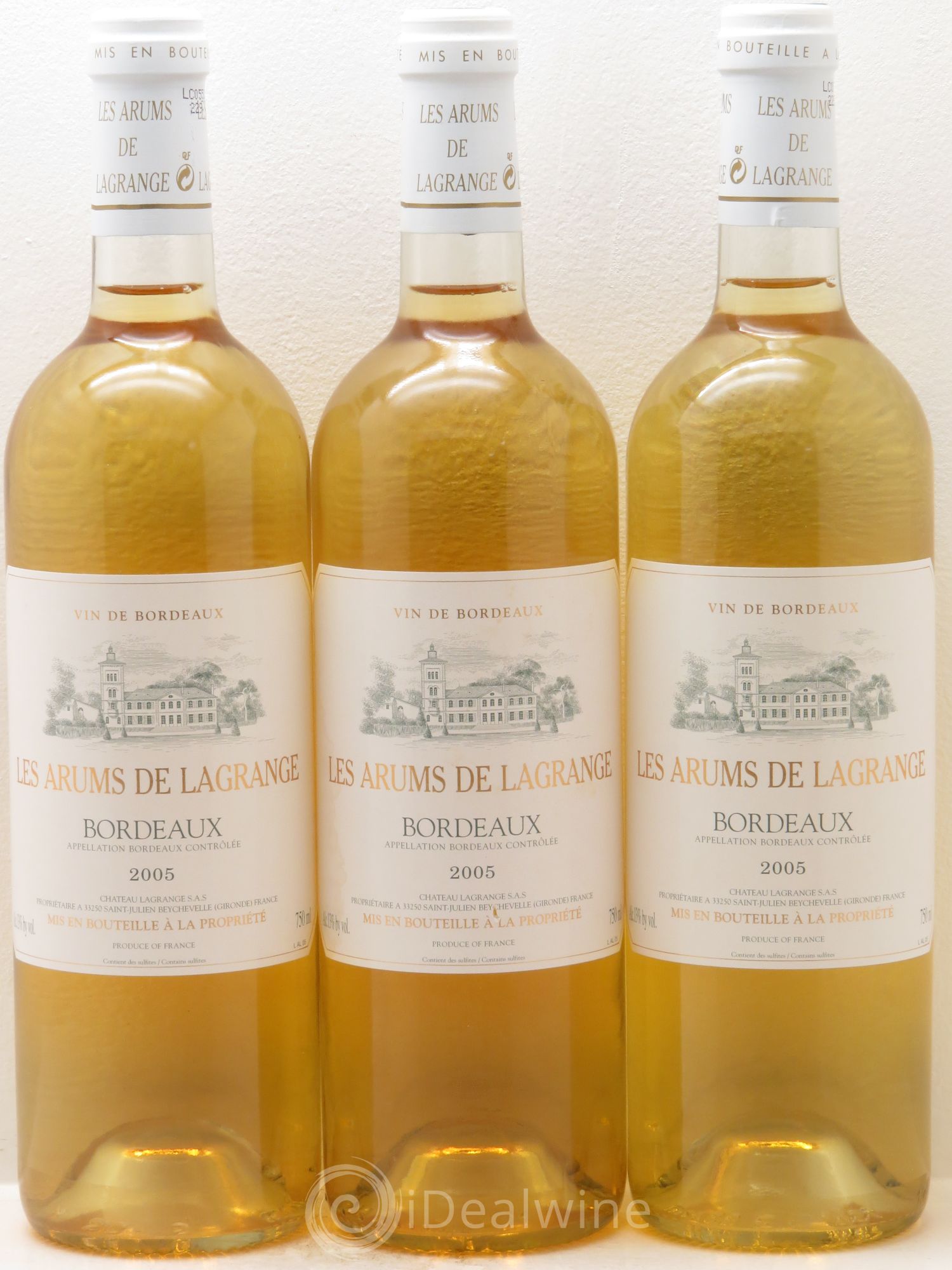 Bordeaux Les Arums de Lagrange 2005 - Posten von 3 Flaschen - 0
