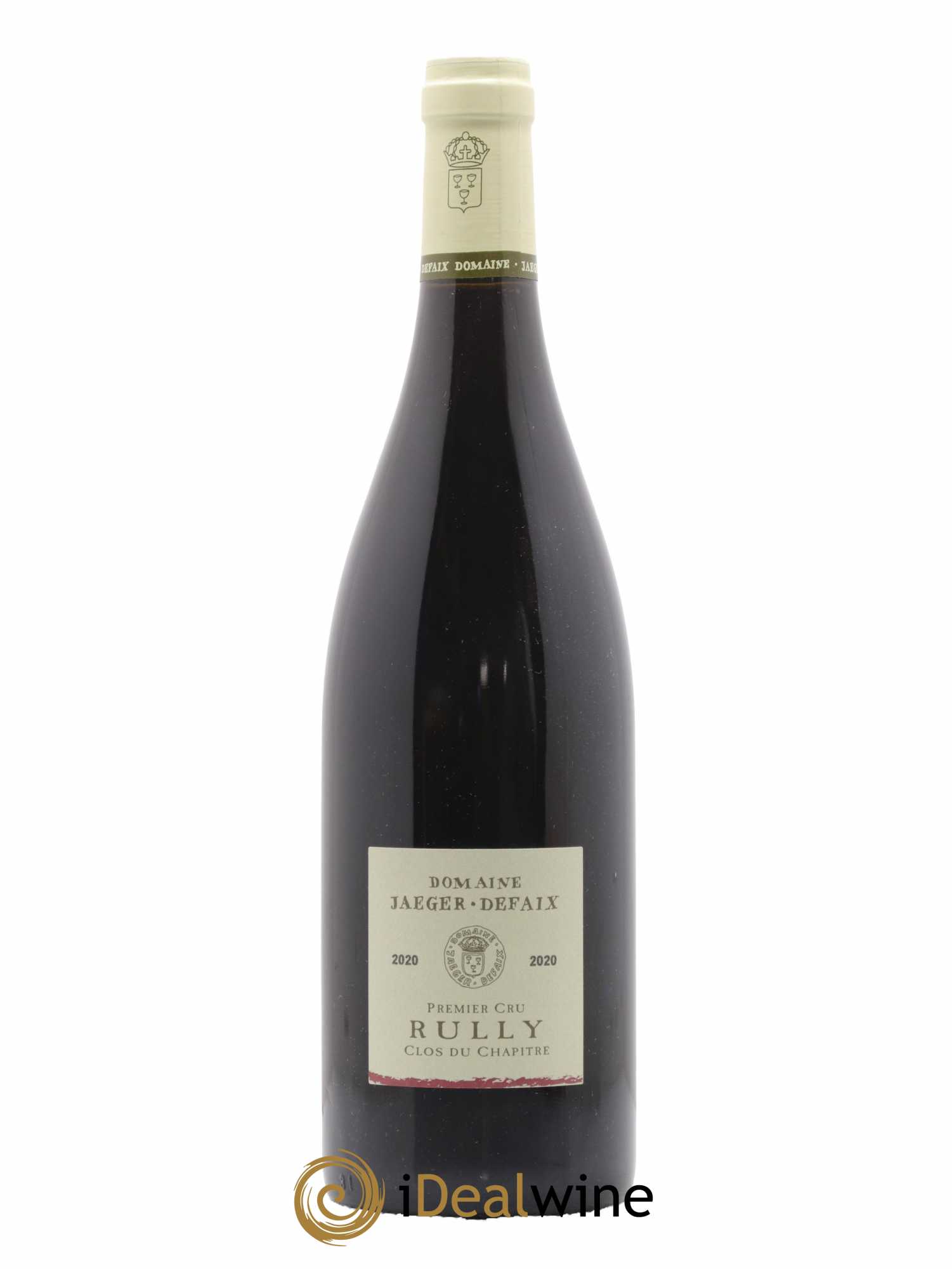 Rully 1er Cru Clos du Chapitre Jaeger Defaix (Domaine) 2020 - Lot de 1 bouteille - 0