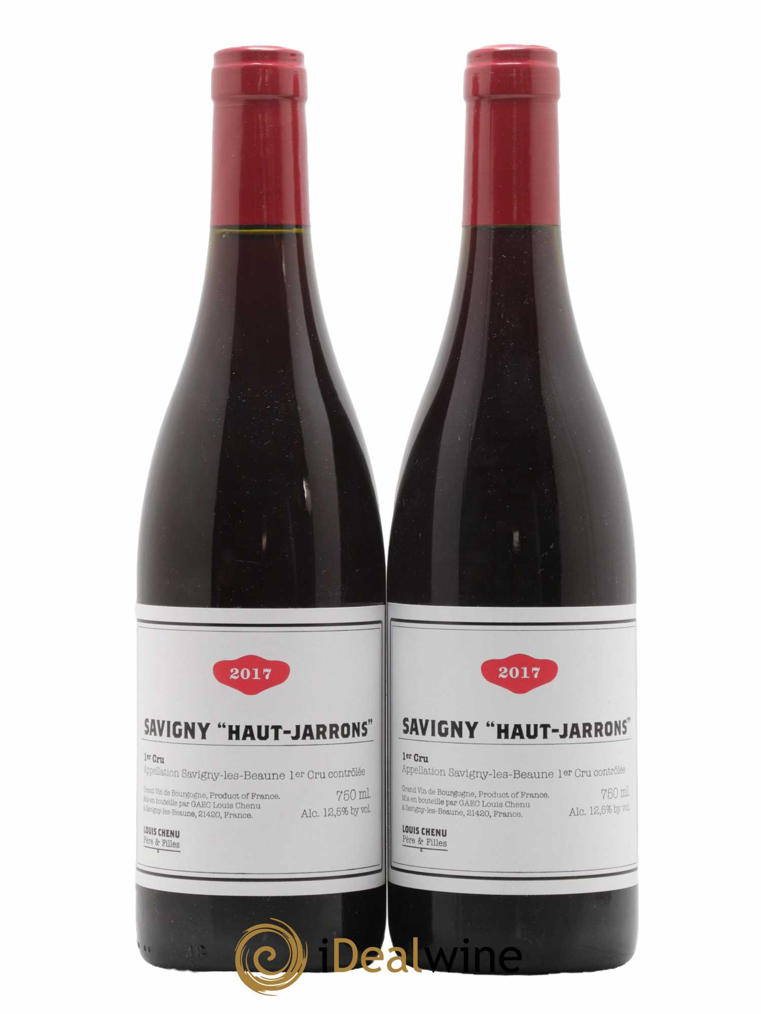 Savigny-lès-Beaune 1er Cru Les Hauts Jarrons Domaine Louis Chenu 2017 - Lot de 2 bouteilles - 0