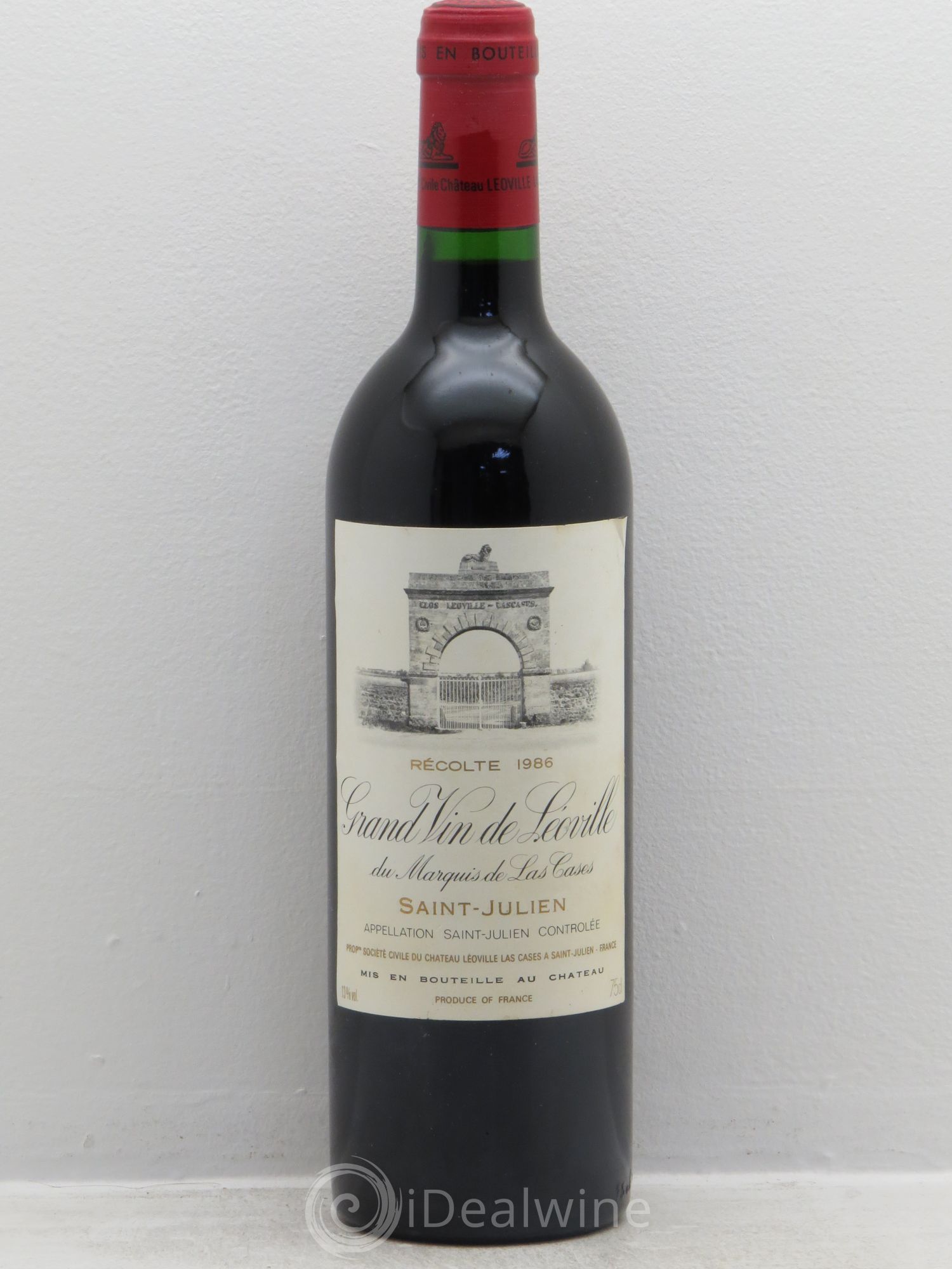 Château Léoville Las Cases 2ème Grand Cru Classé 1986 - Lot de 1 bouteille - 0