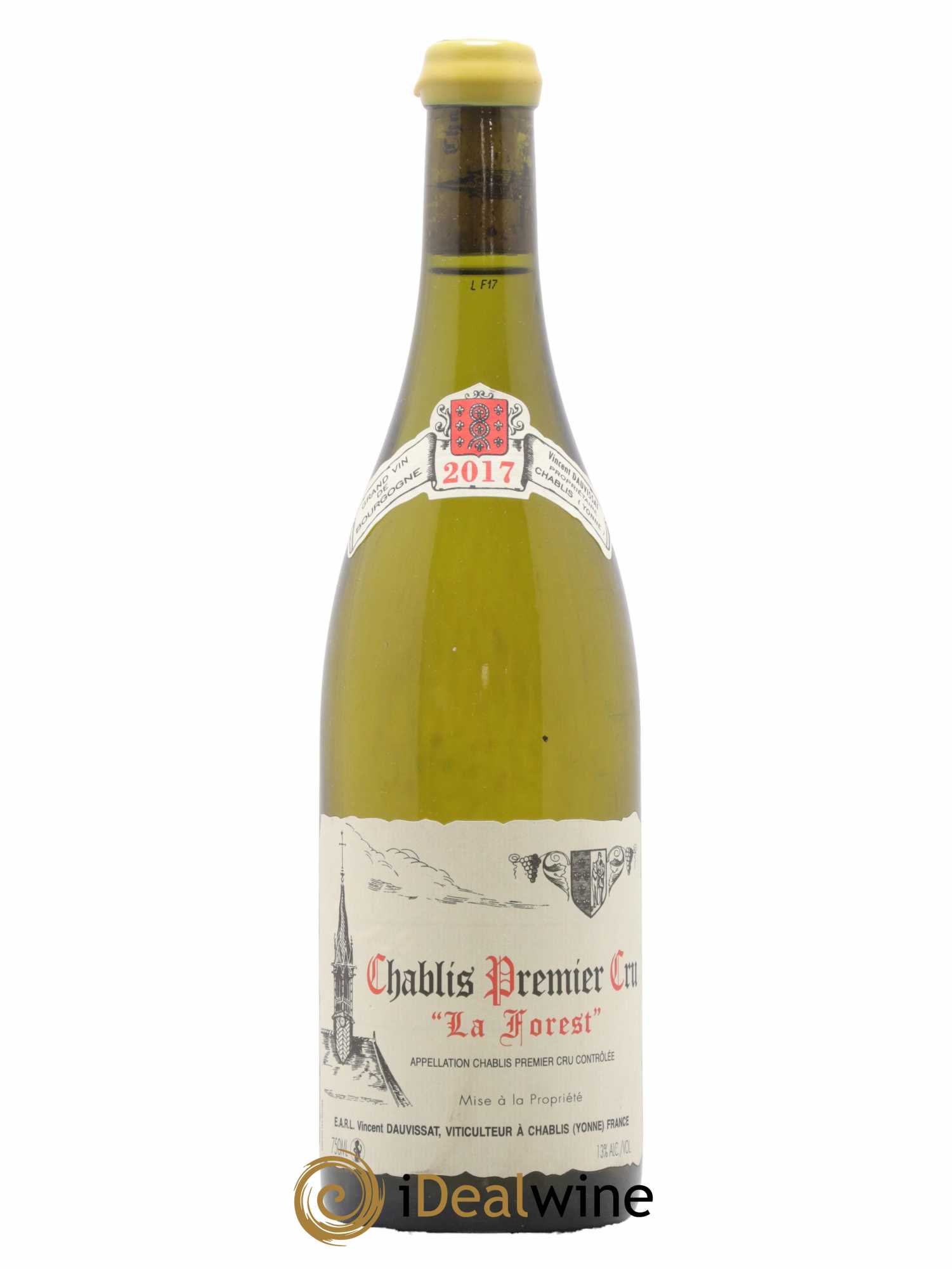 Chablis 1er Cru La Forest Vincent Dauvissat (Domaine) 2017 - Lot de 1 bouteille - 0