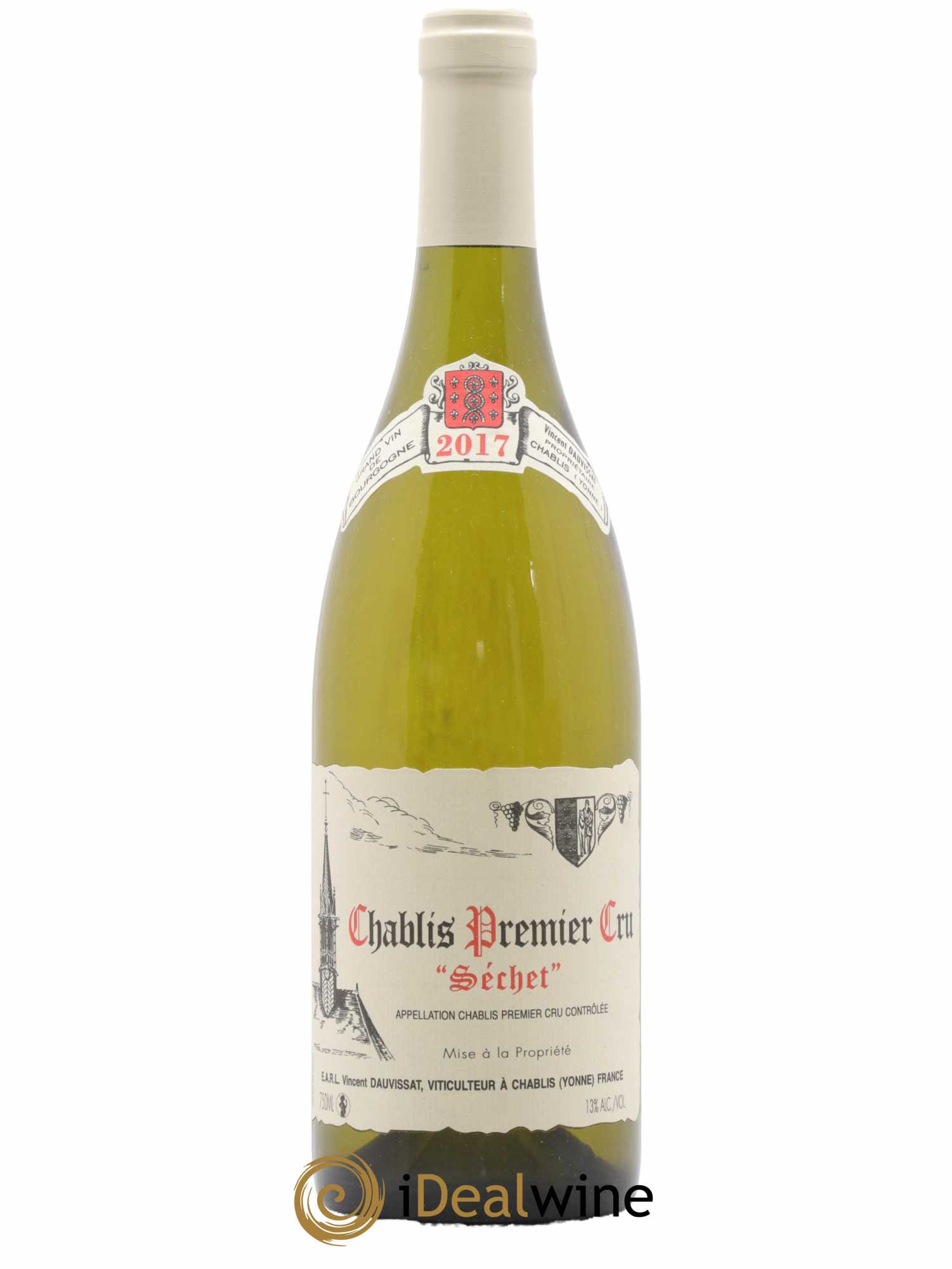 Chablis 1er Cru Séchet Vincent Dauvissat (Domaine) 2017 - Lot de 1 bouteille - 0