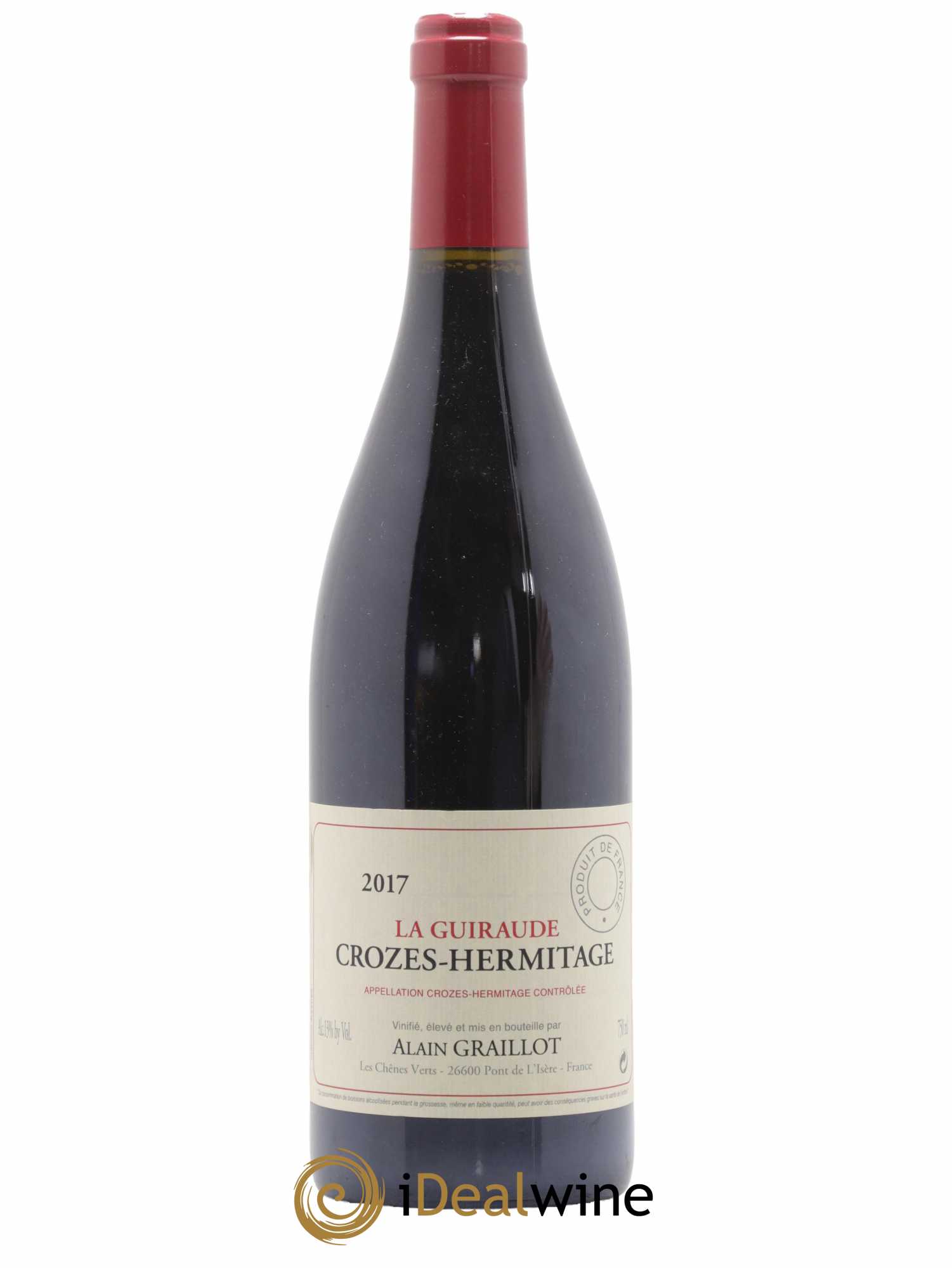 Crozes-Hermitage La Guiraude Domaine Graillot 2017 - Lot de 1 bouteille - 0