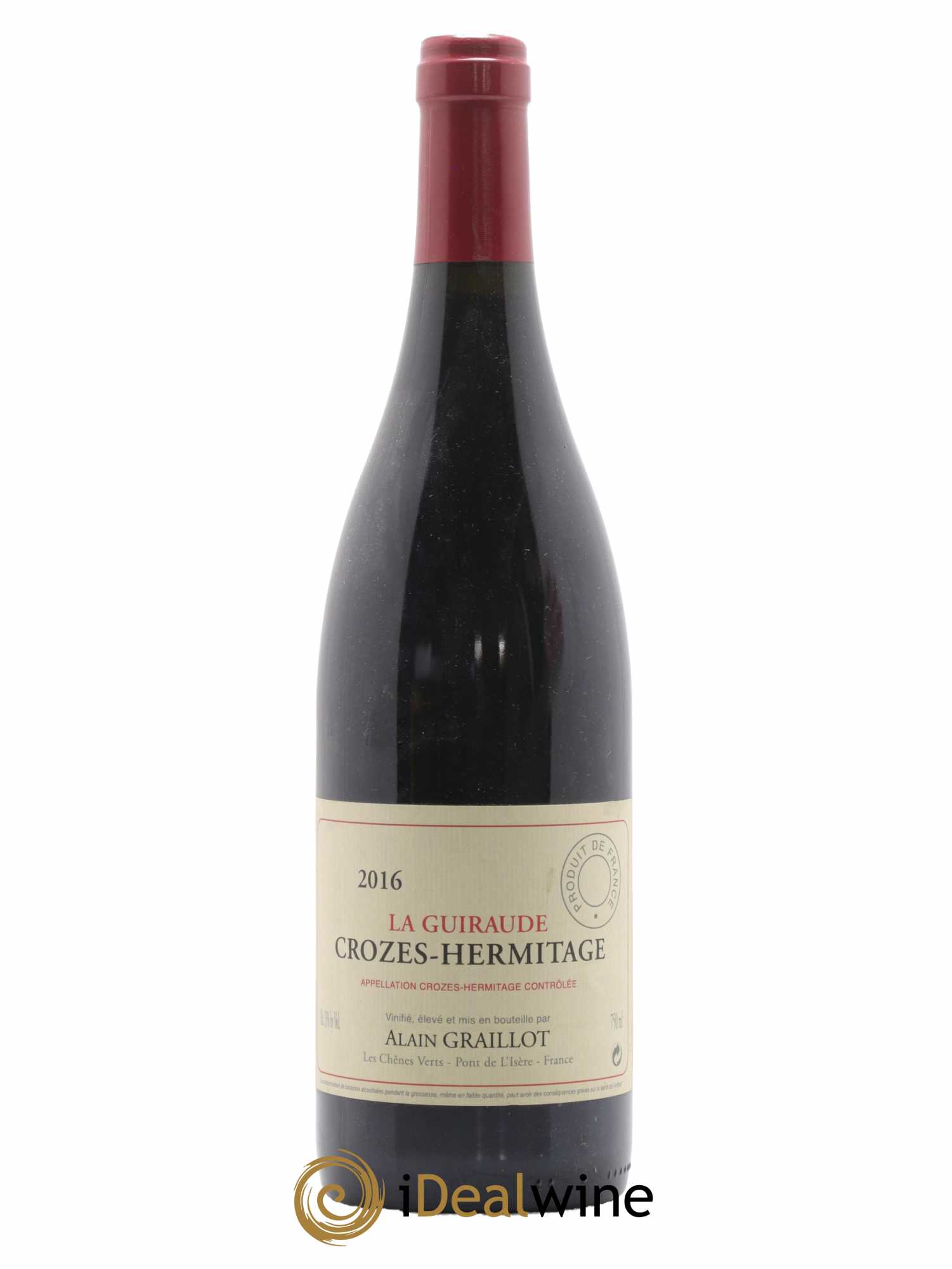 Crozes-Hermitage La Guiraude Domaine Graillot 2016 - Lot de 1 bouteille - 0