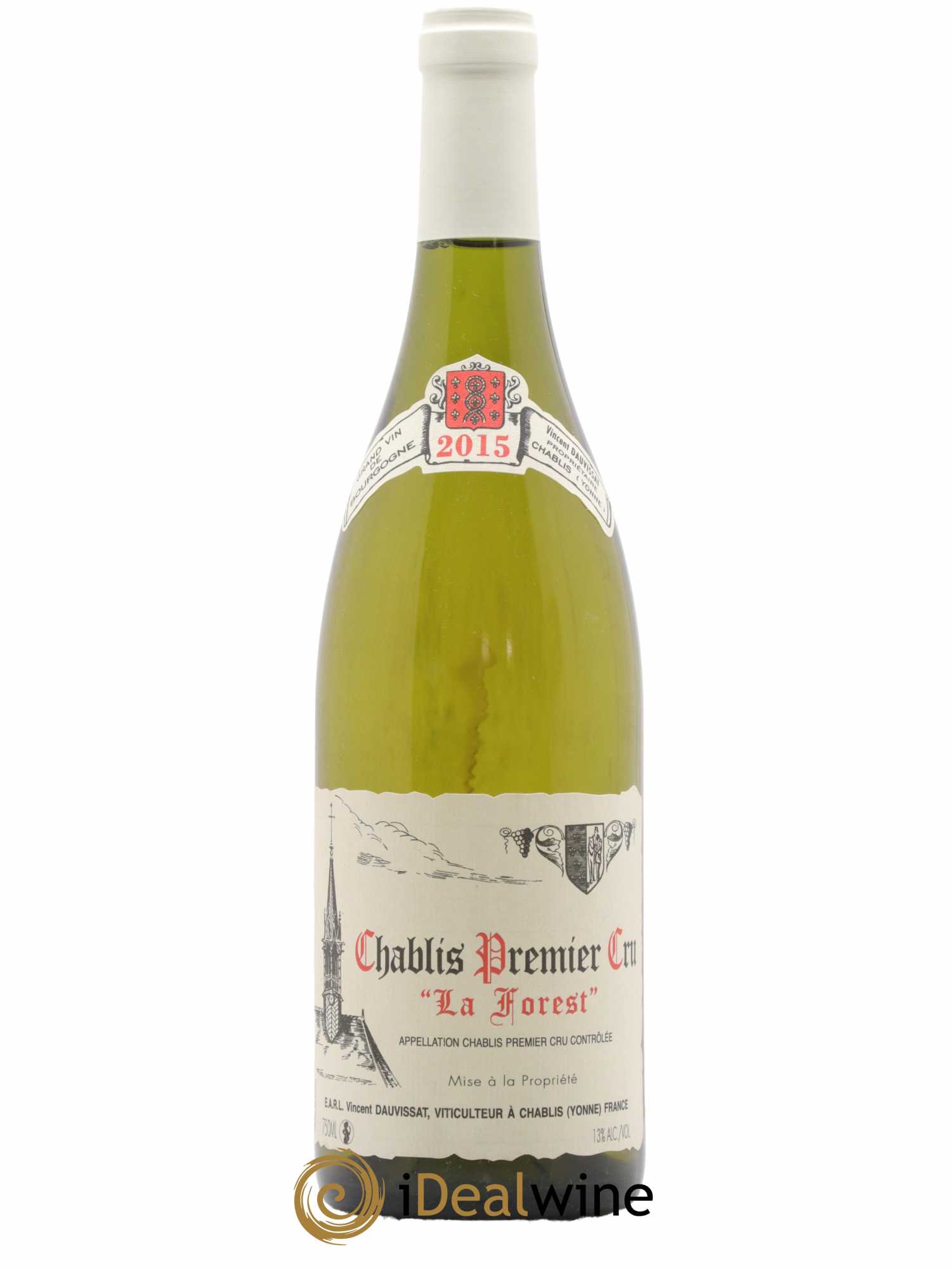 Chablis 1er Cru La Forest Vincent Dauvissat (Domaine) 2015 - Lot de 1 bouteille - 0