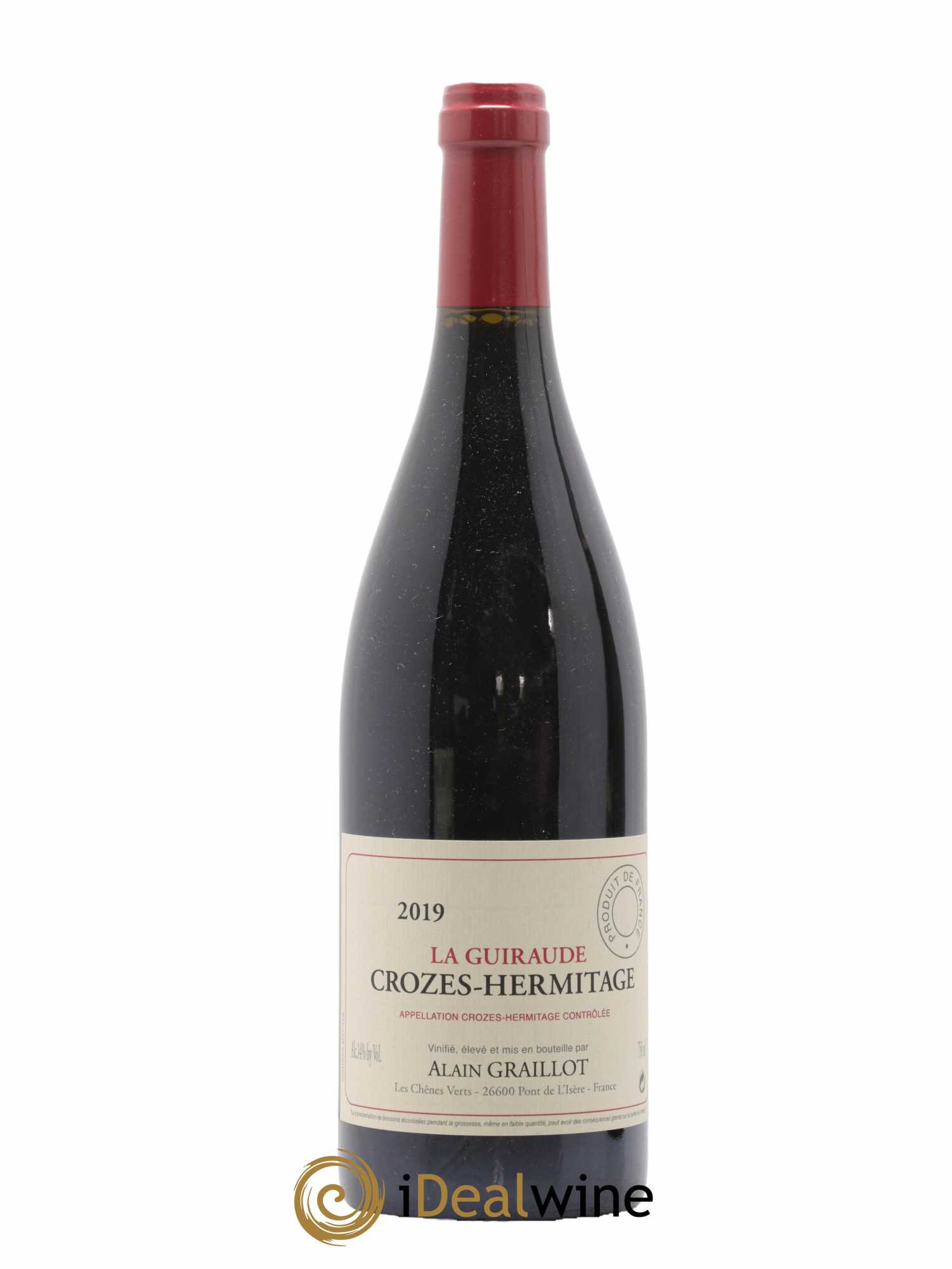 Crozes-Hermitage La Guiraude Domaine Graillot 2019 - Lot de 1 bouteille - 0