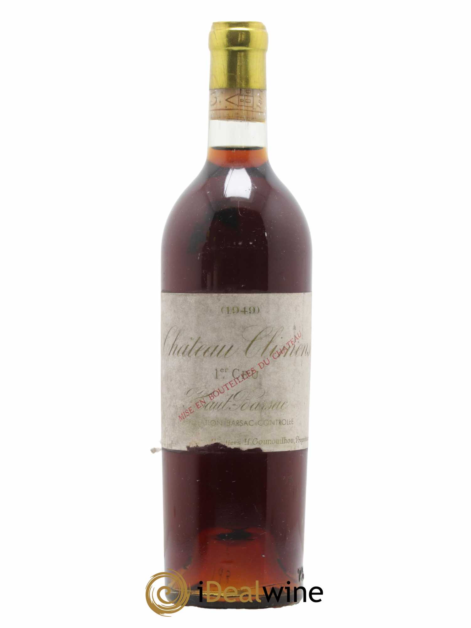 Château Climens 1er Grand Cru Classé 1949 - Lotto di 1 bottiglia - 0