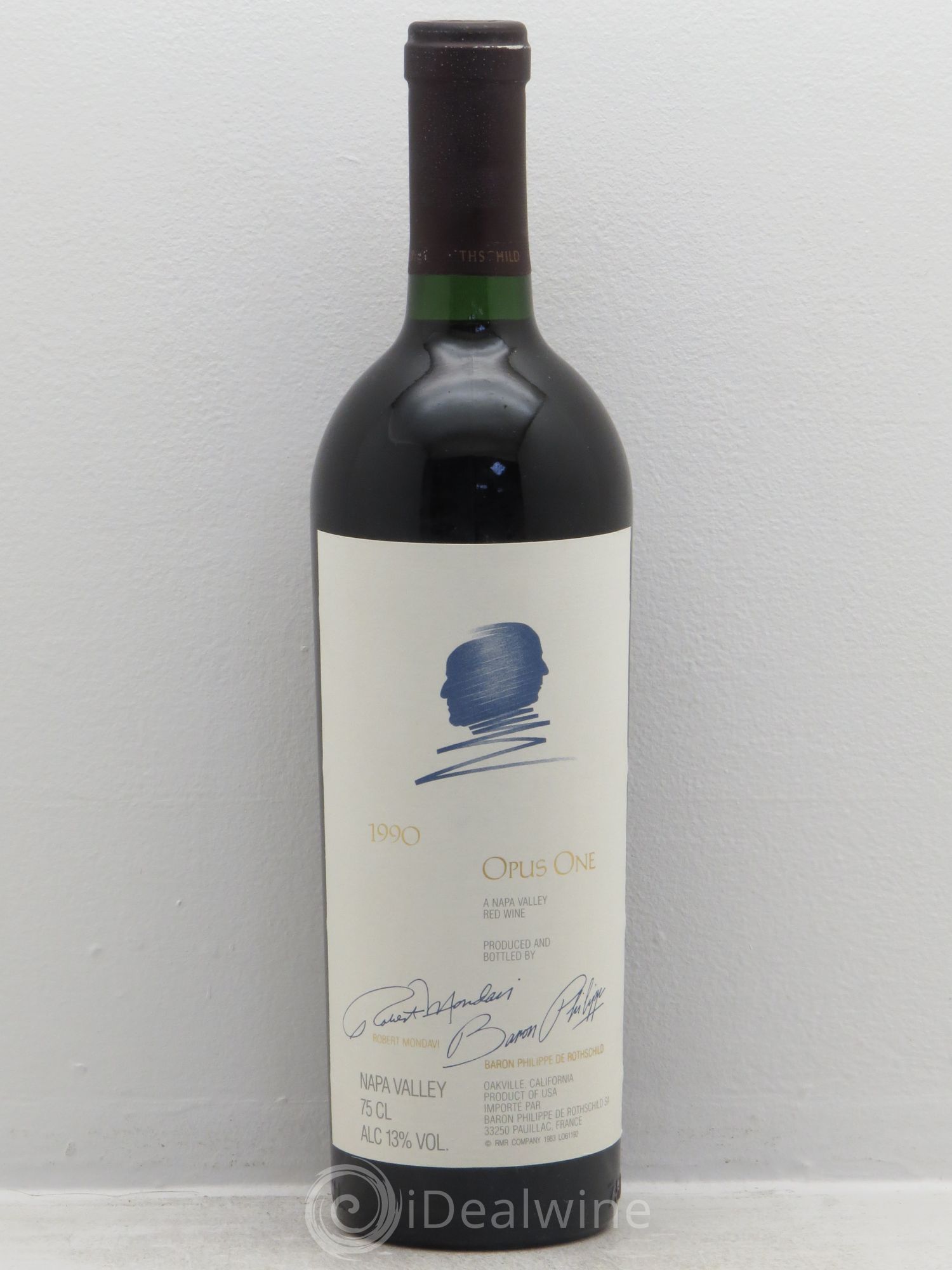 Napa Valley Opus One Robert Mondavi 1990 - Lot de 1 bouteille - 0