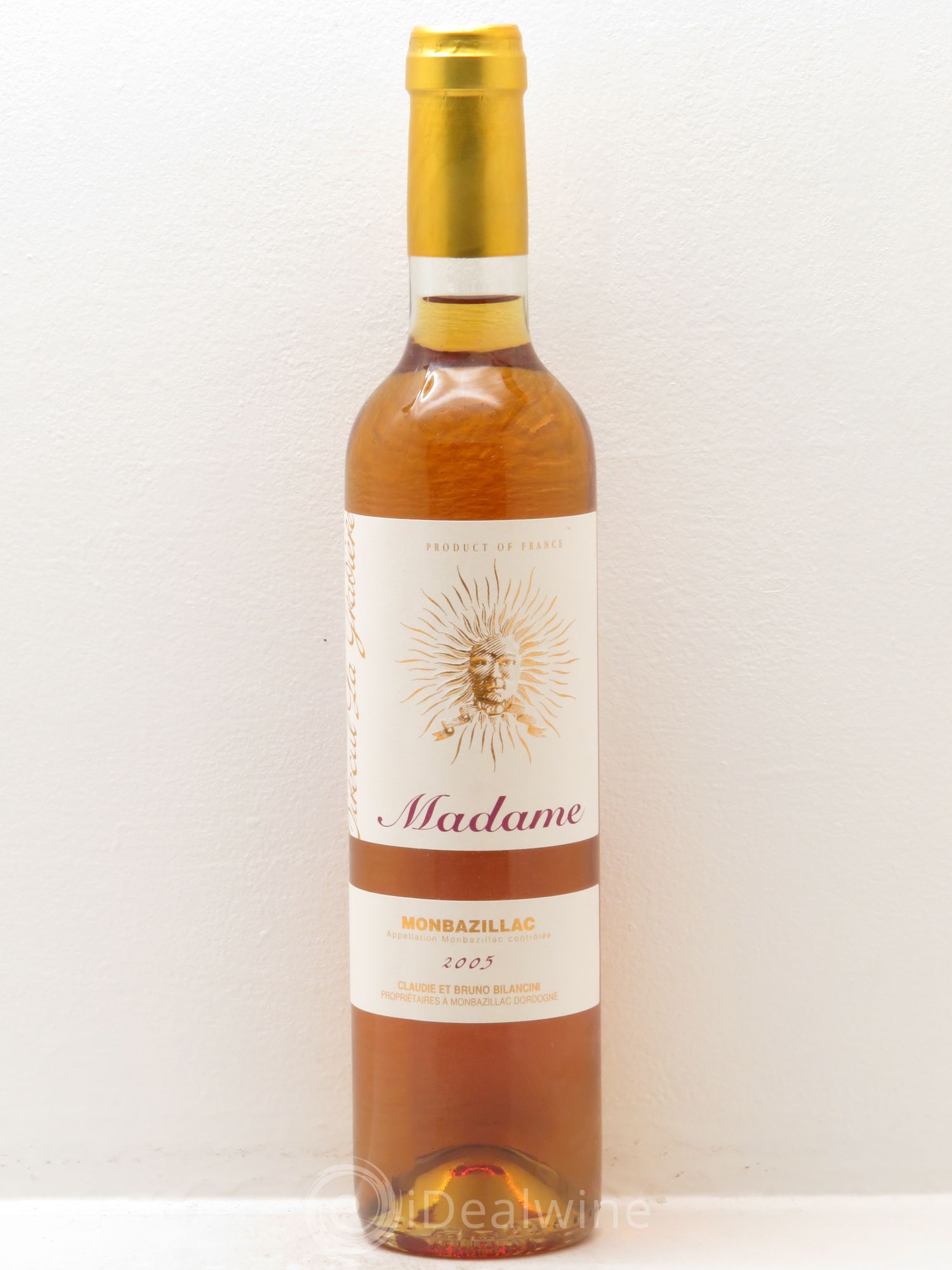 Monbazillac Château Tirecul La Gravière Cuvée Madame Bruno et Claudie Bilancini (50cl) (sans prix de réserve) 2005 - Lotto di 1 bottiglia - 0