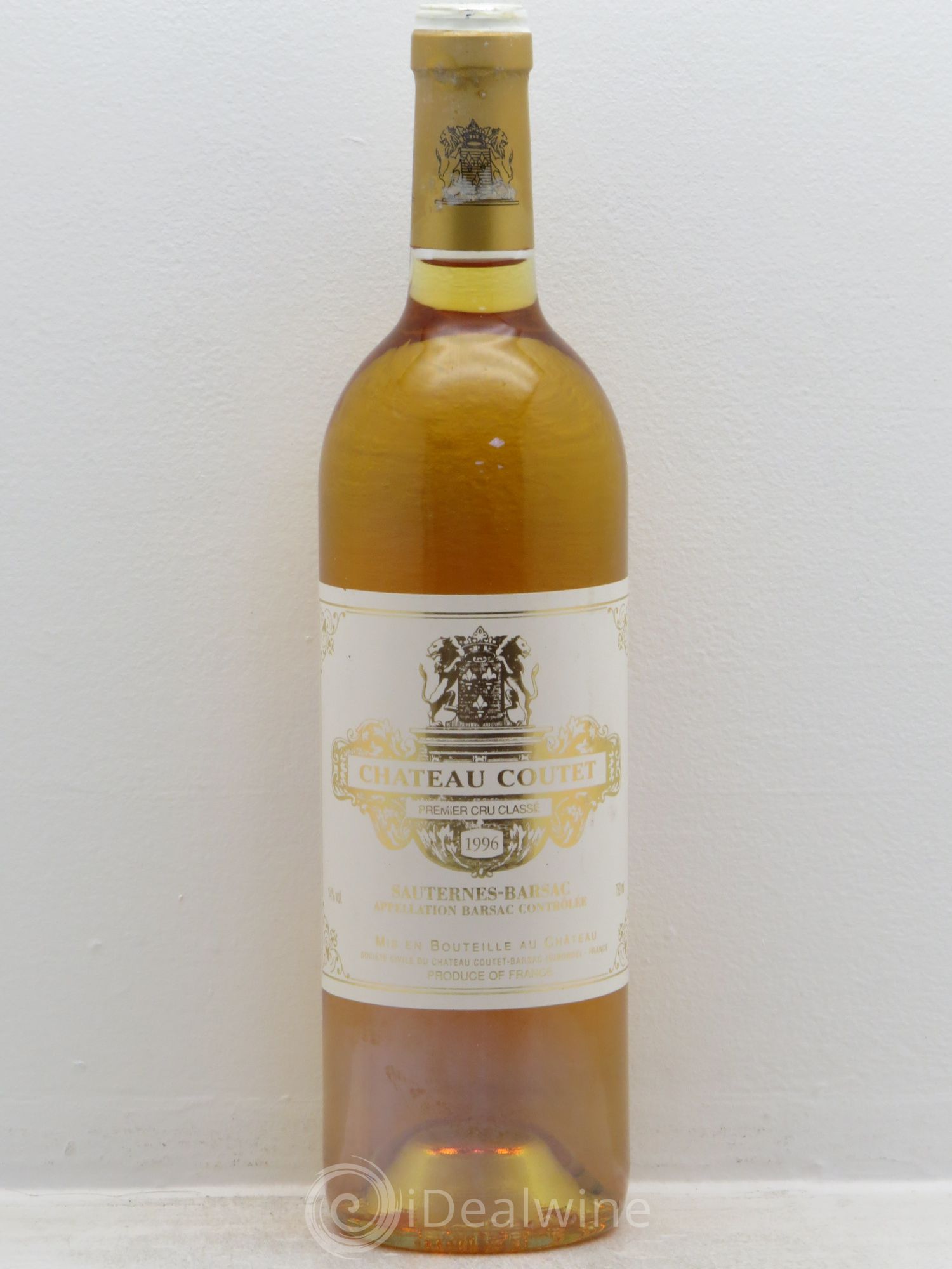 Château Coutet 1er Grand Cru Classé (senza prezzo di riserva) 1996 - Lotto di 1 bottiglia - 0