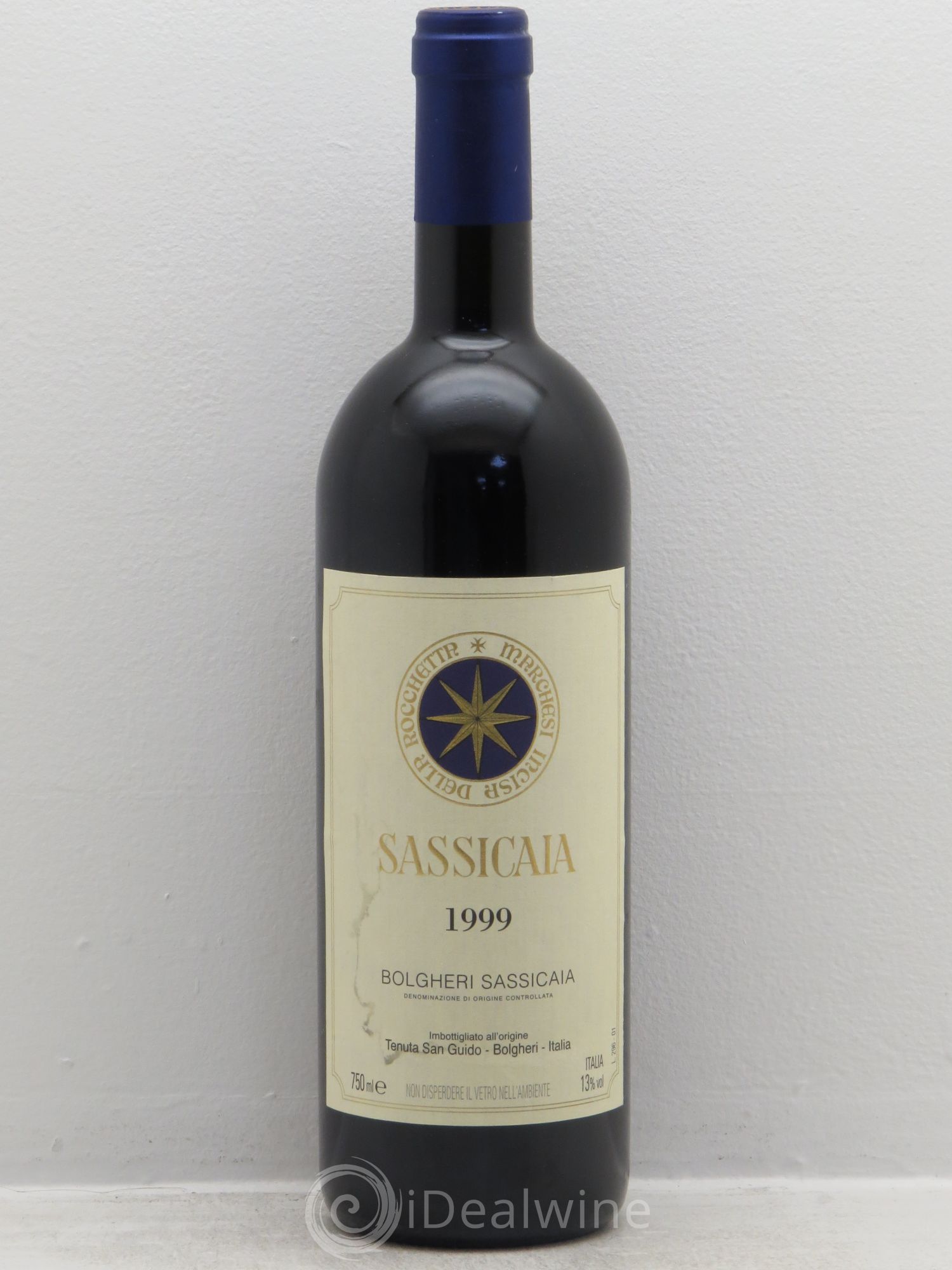 Bolgheri DOC Sassicaia Tenuta San Guido 1999 - Lot de 1 bouteille - 0