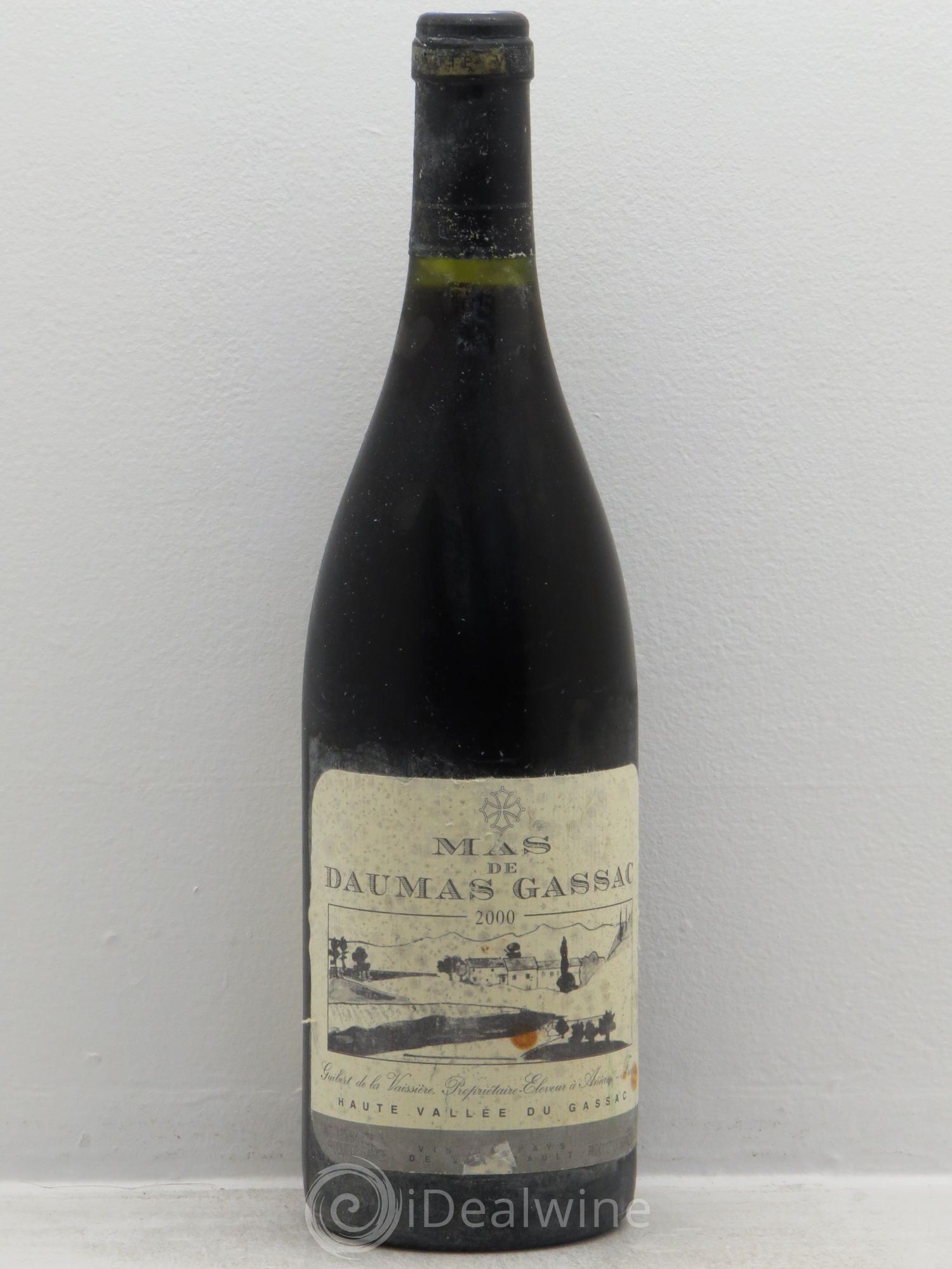 Saint-Guilhem-le-Désert - Cité d'Aniane Mas Daumas Gassac Famille Guibert de La Vaissière (sans prix de réserve) 2000 - Lot de 1 bouteille - 0